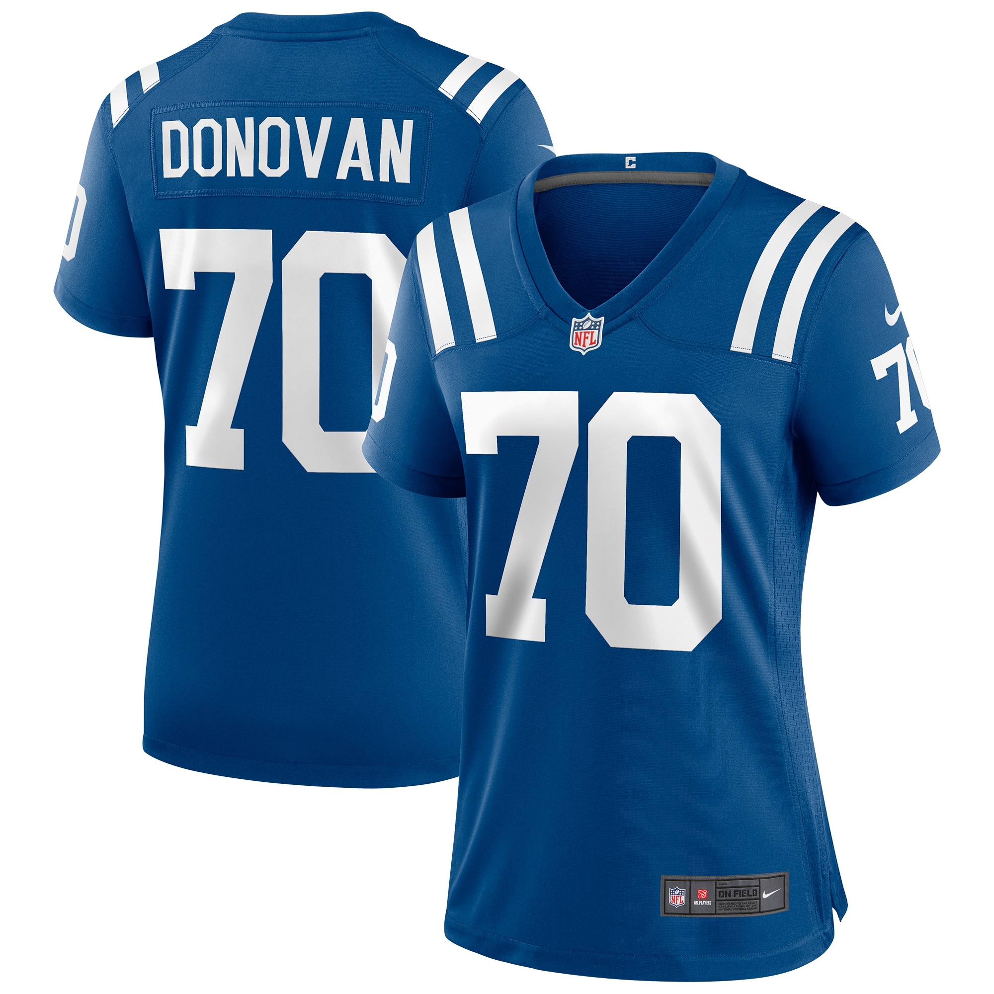 Women's Indianapolis Colts Art Donovan Royal Game Retired Player Jersey Js7494