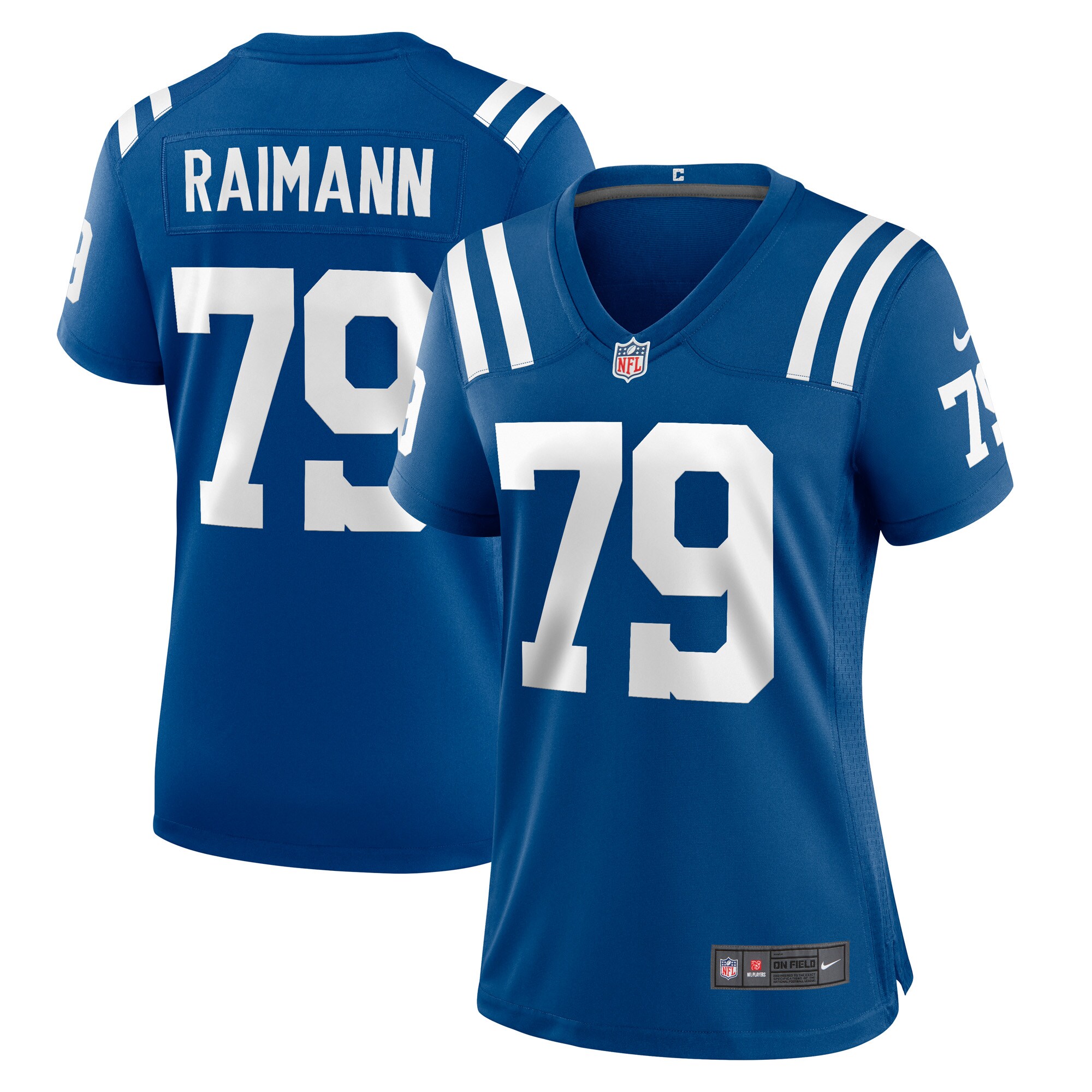 Women's Indianapolis Colts Bernhard Raimann Royal Player Game Jersey Js8825