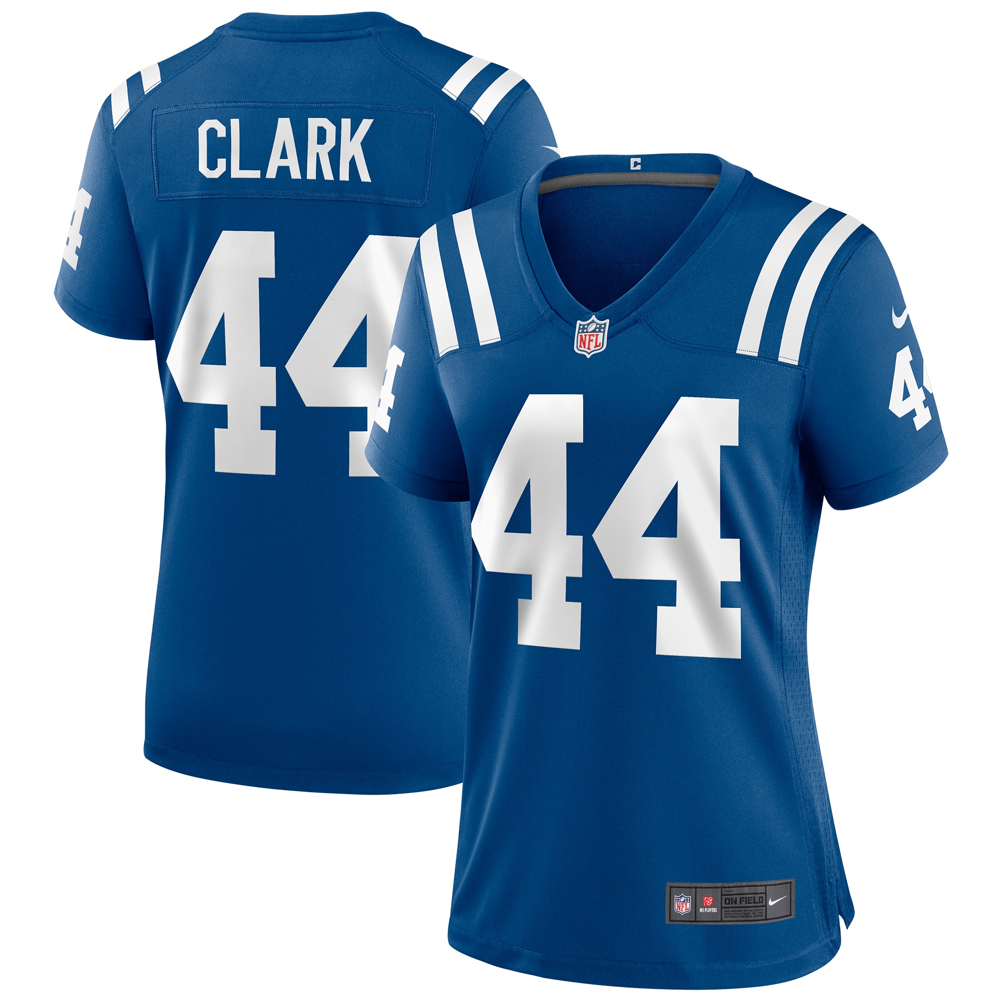 Women's Indianapolis Colts Dallas Clark Royal Game Retired Player Jersey Js6906