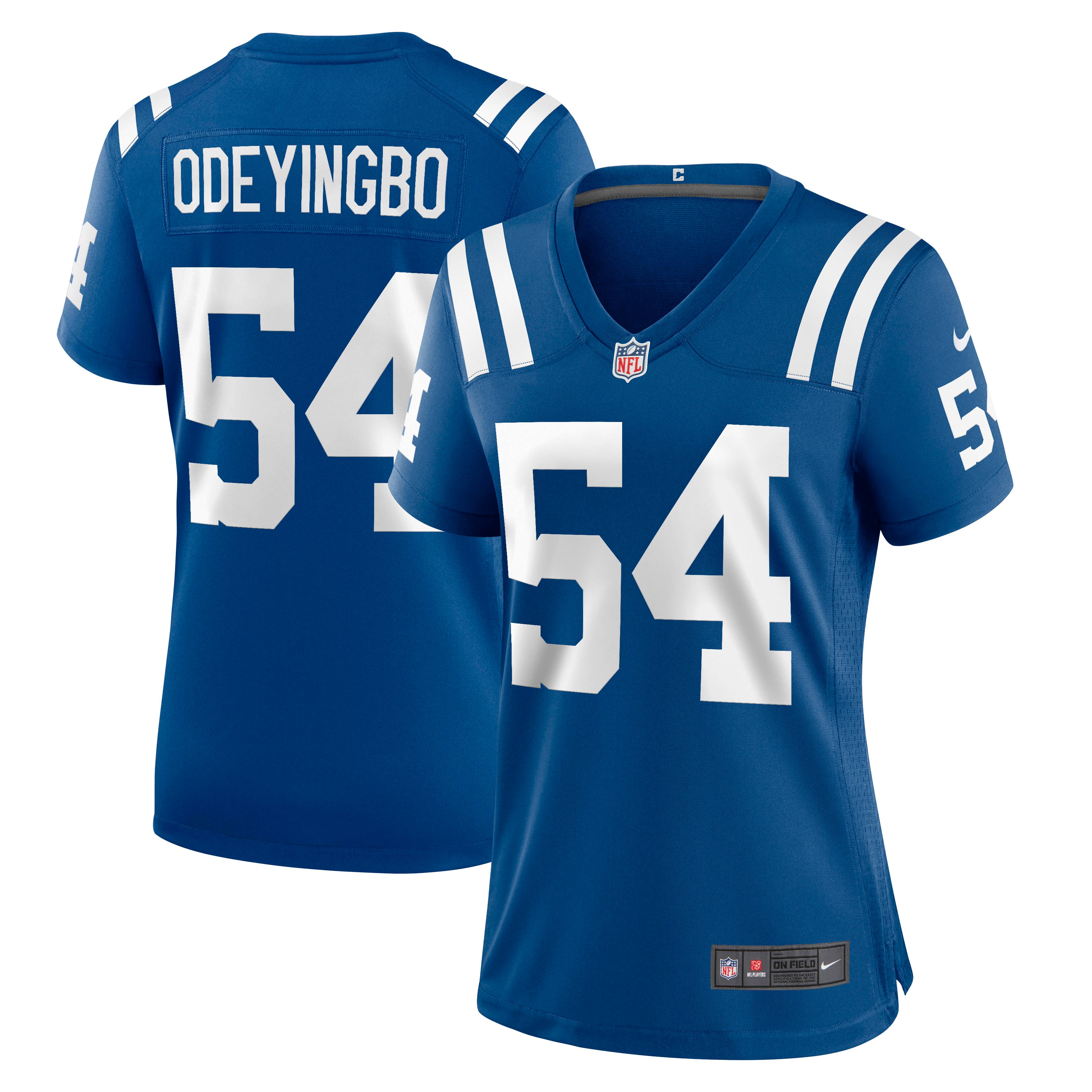 Women's Indianapolis Colts Dayo Odeyingbo Royal Game Jersey Js9943