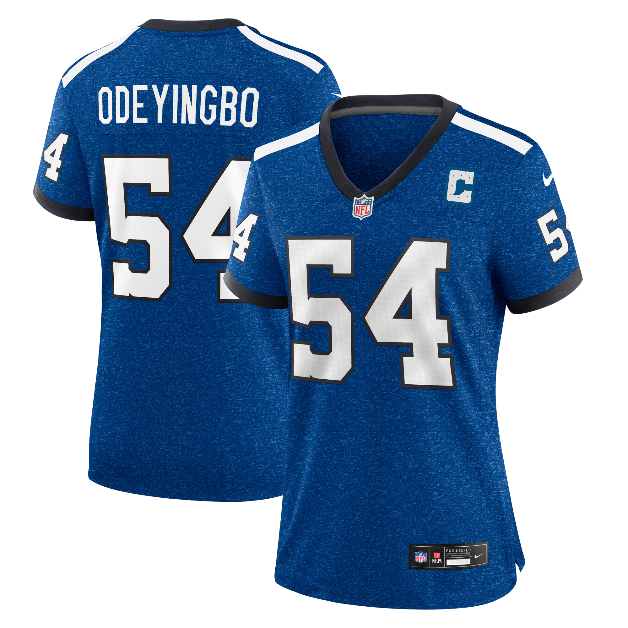 Women's Indianapolis Colts Dayo Odeyingbo Royal Indiana Nights Alternate Game Jersey Js7814