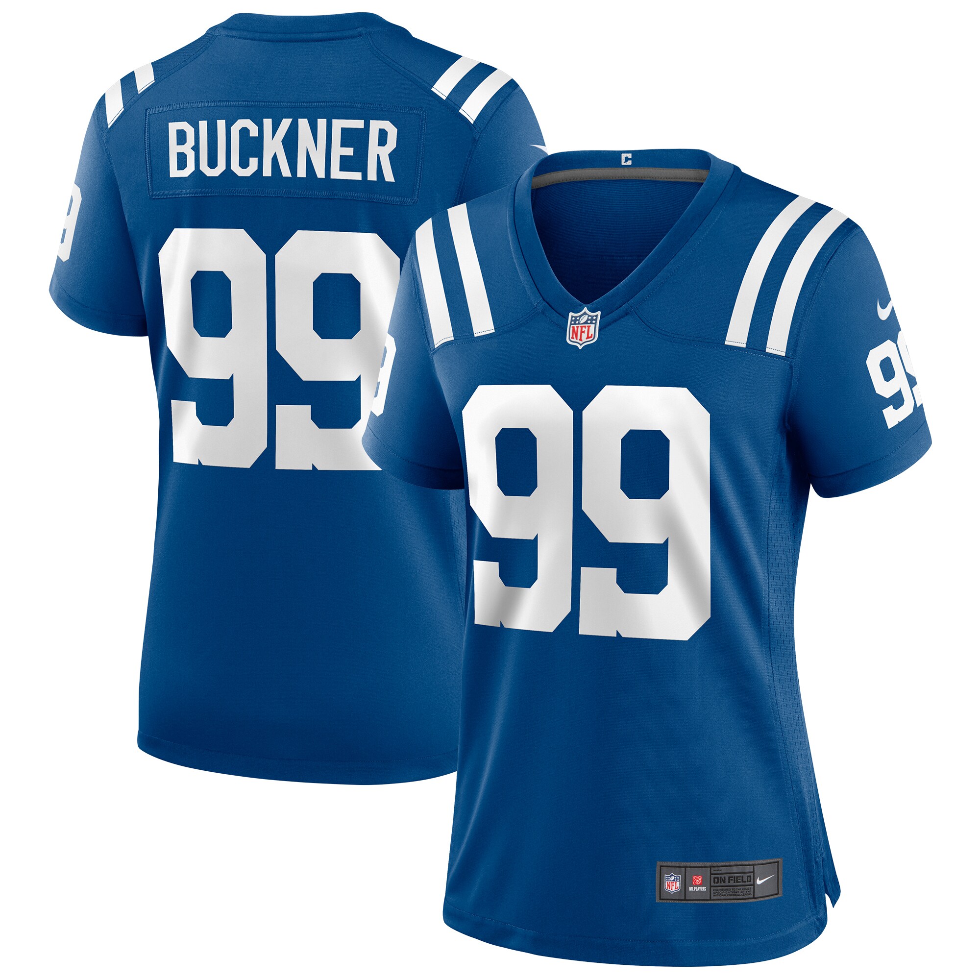 Women's Indianapolis Colts Deforest Buckner Royal Game Player Jersey Js5695