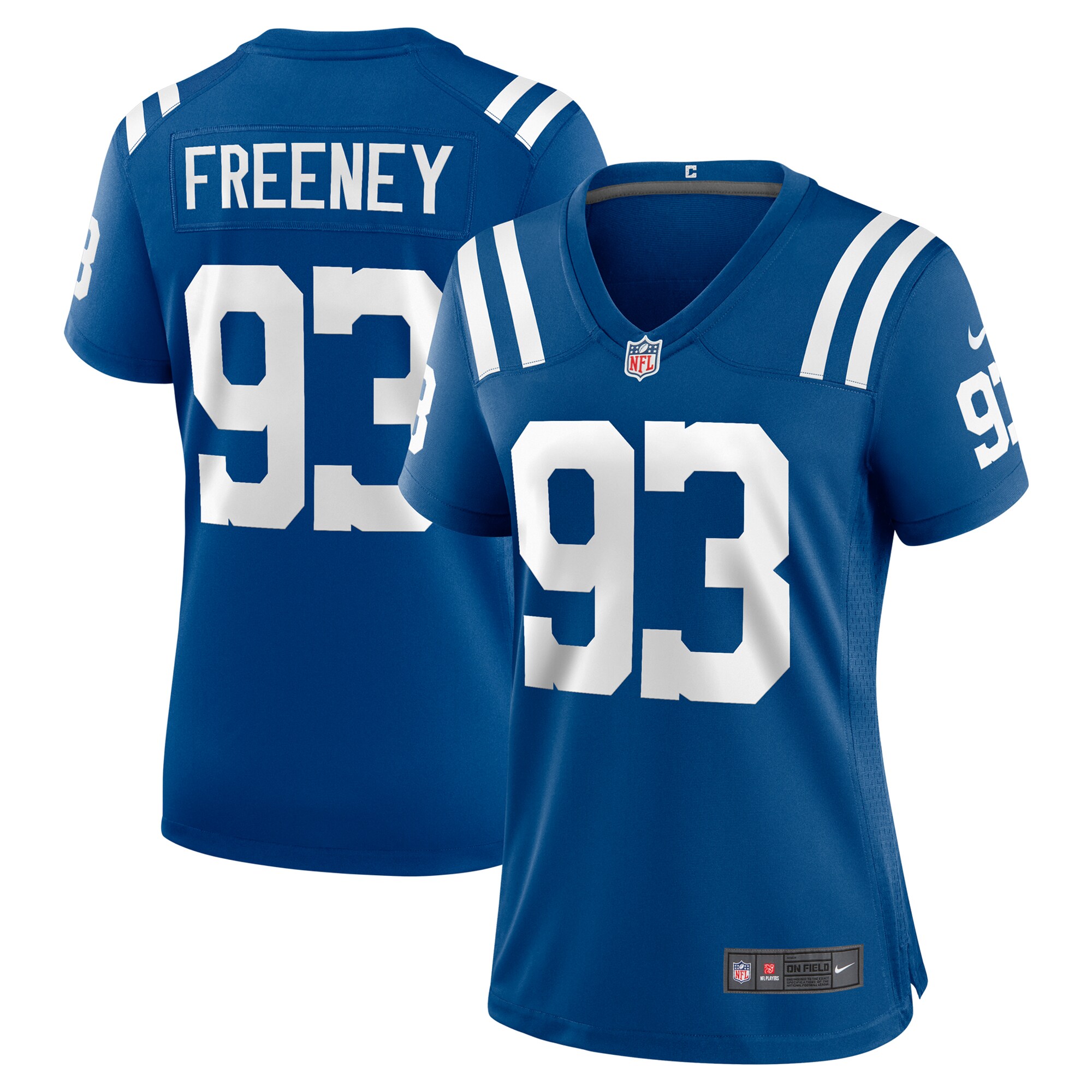 Women's Indianapolis Colts Dwight Freeney Royal Team Retired Player Game Jersey Js8462