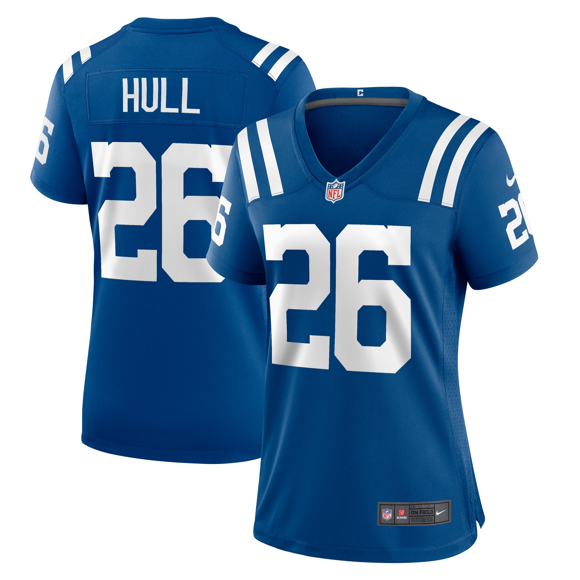 Women's Indianapolis Colts Evan Hull Royal Team Game Jersey Js6293