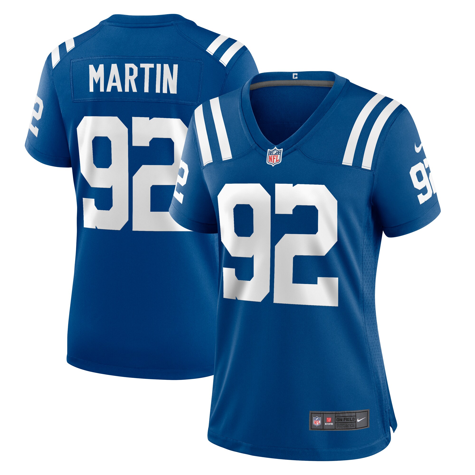 Women's Indianapolis Colts Jacob Martin Royal Team Game Jersey Js8122