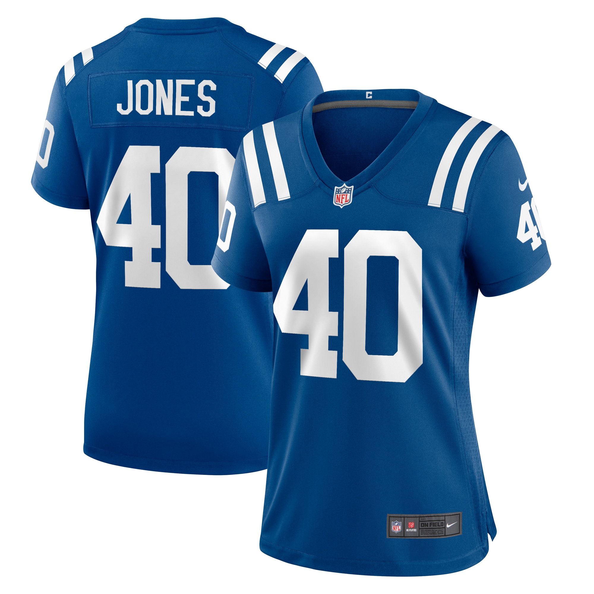 Women's Indianapolis Colts Jaylon Jones Royal Team Game Jersey Js3953