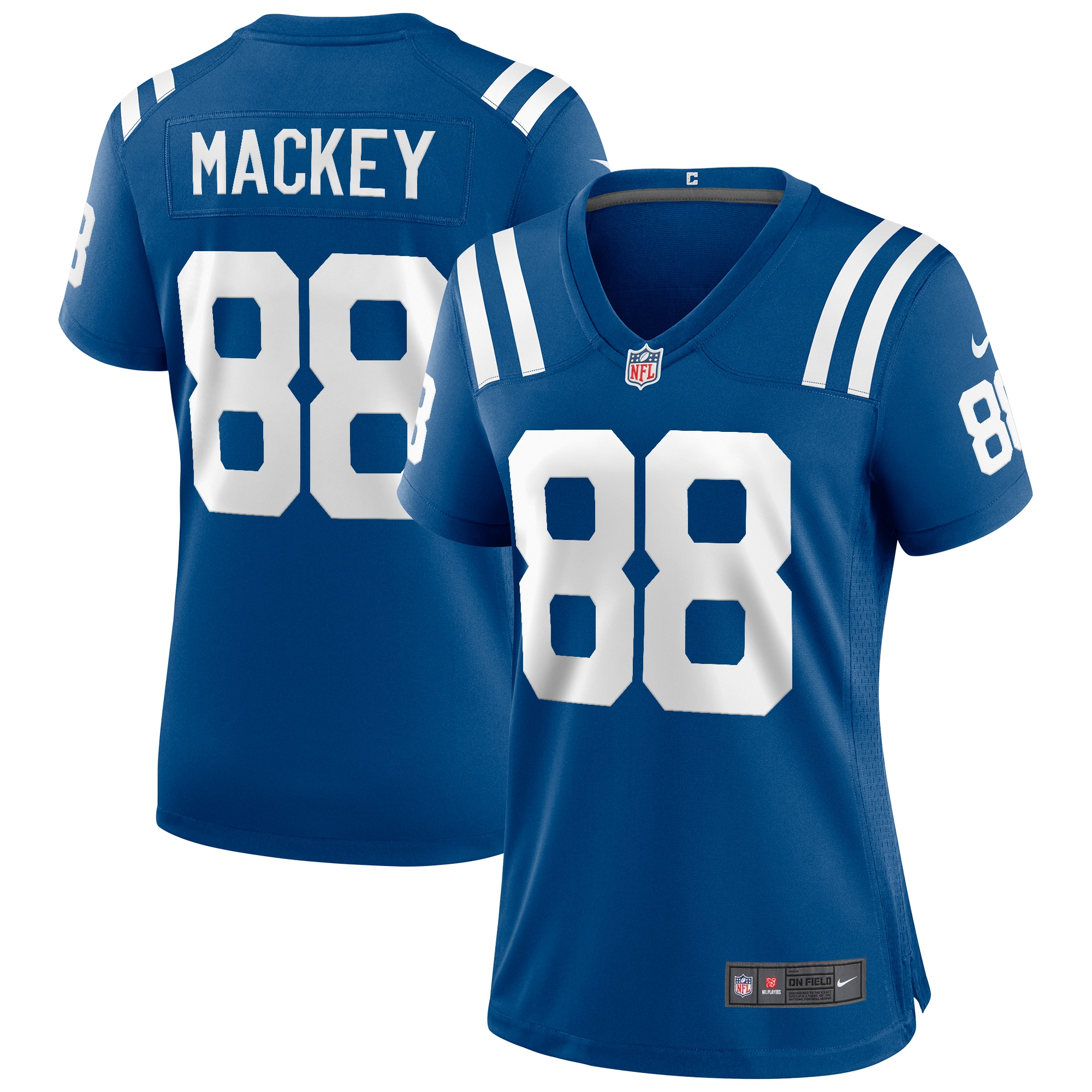 Women's Indianapolis Colts John Mackey Royal Game Retired Player Jersey Js3503