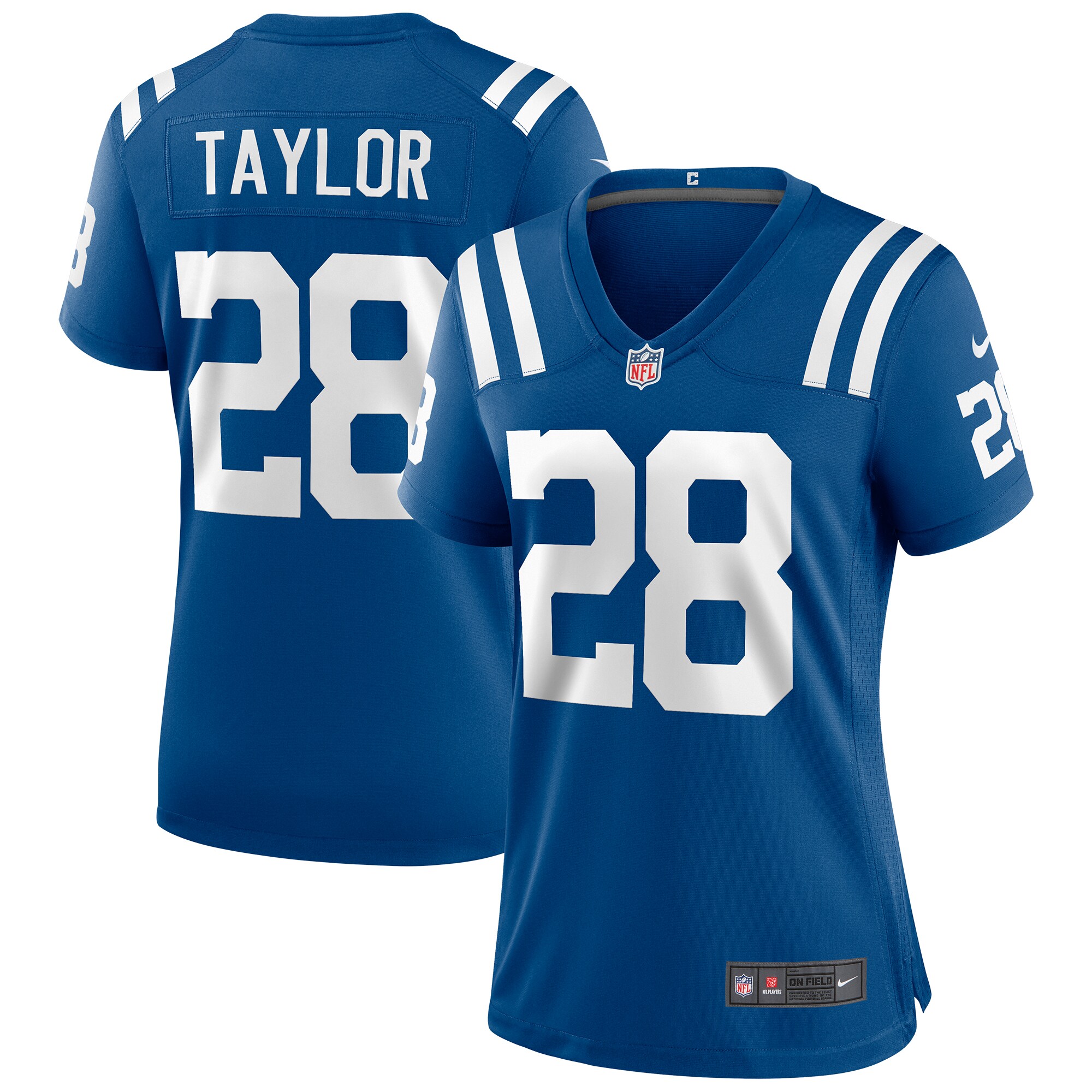 Women's Indianapolis Colts Jonathan Taylor Royal Game Jersey Js9537