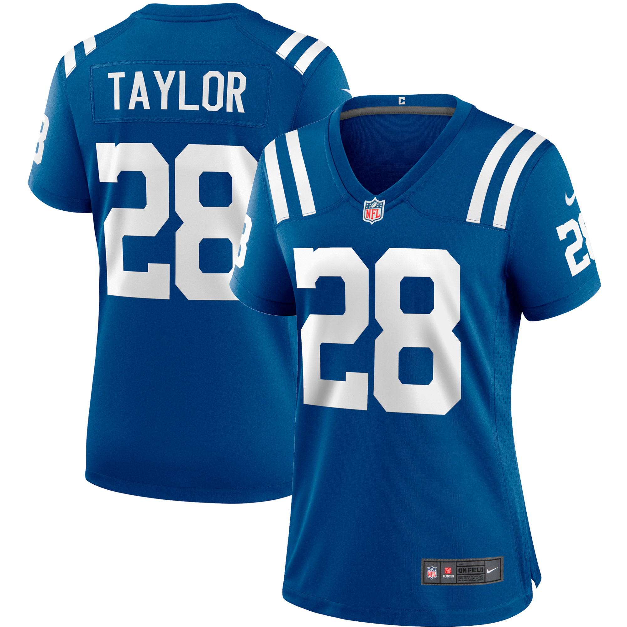 Women's Indianapolis Colts Jonathan Taylor Royal Player Game Jersey Js4533