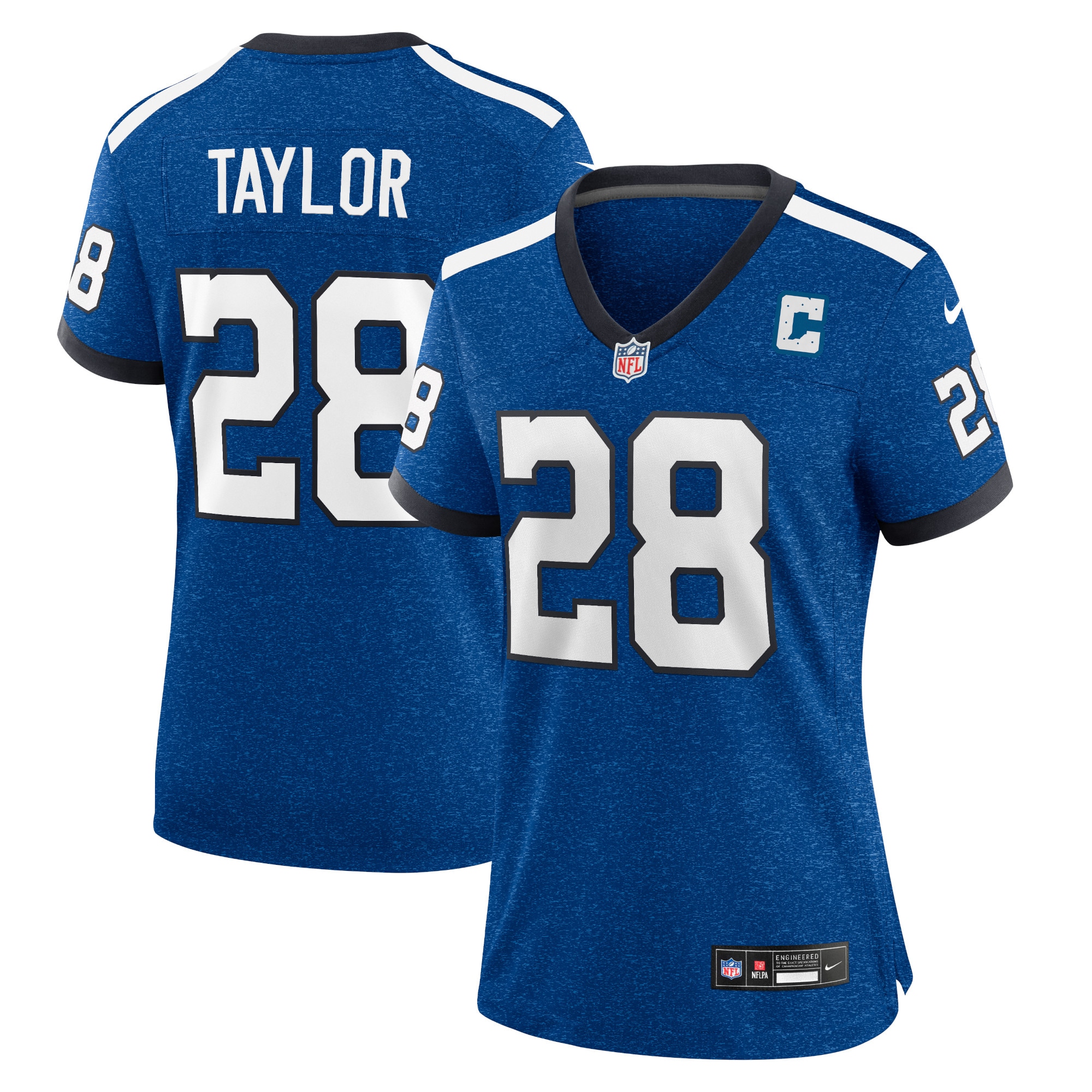 Women's Indianapolis Colts Jonathan Taylor Royal Player Jersey Js4911