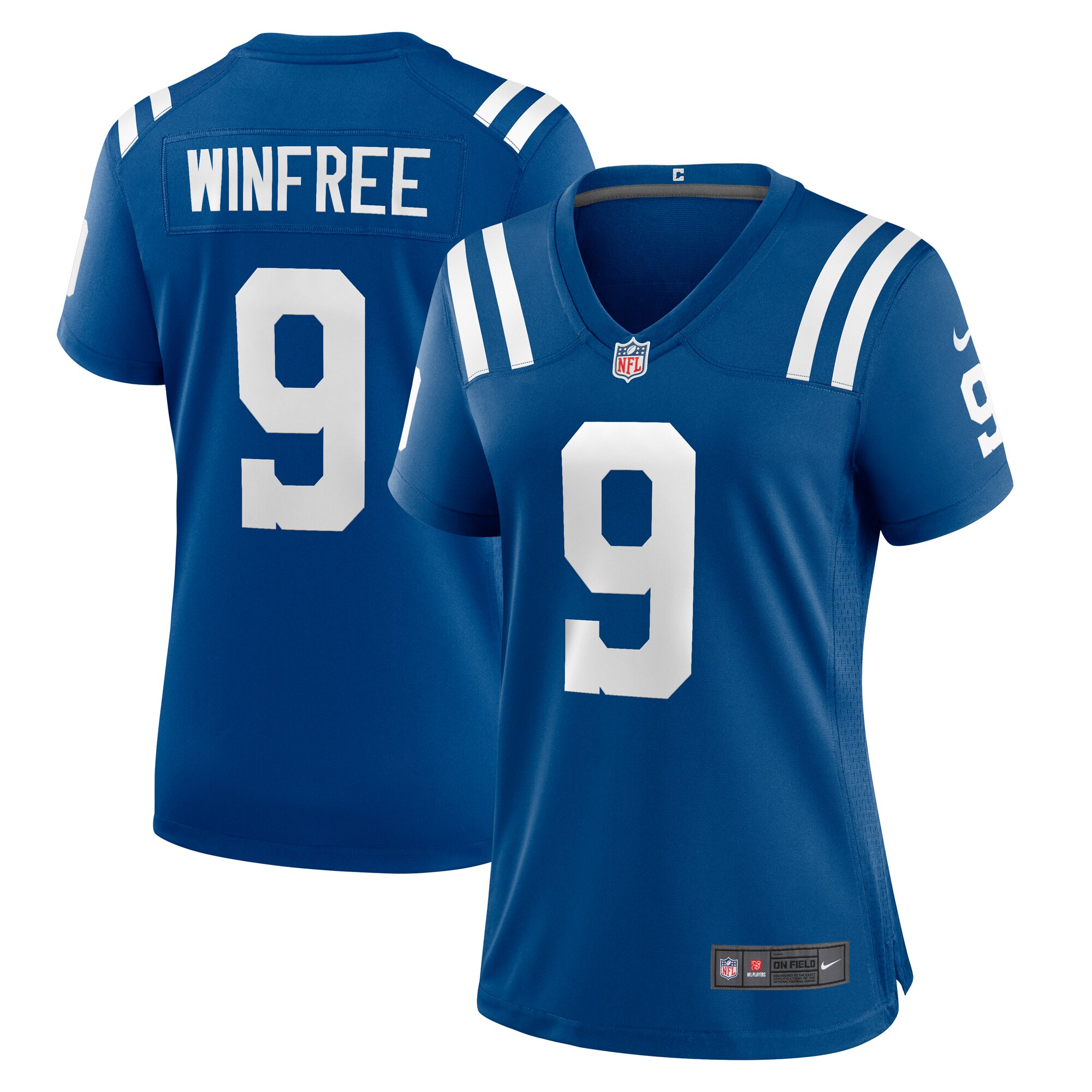 Women's Indianapolis Colts Juwann Winfree Royal Team Game Jersey Js9443