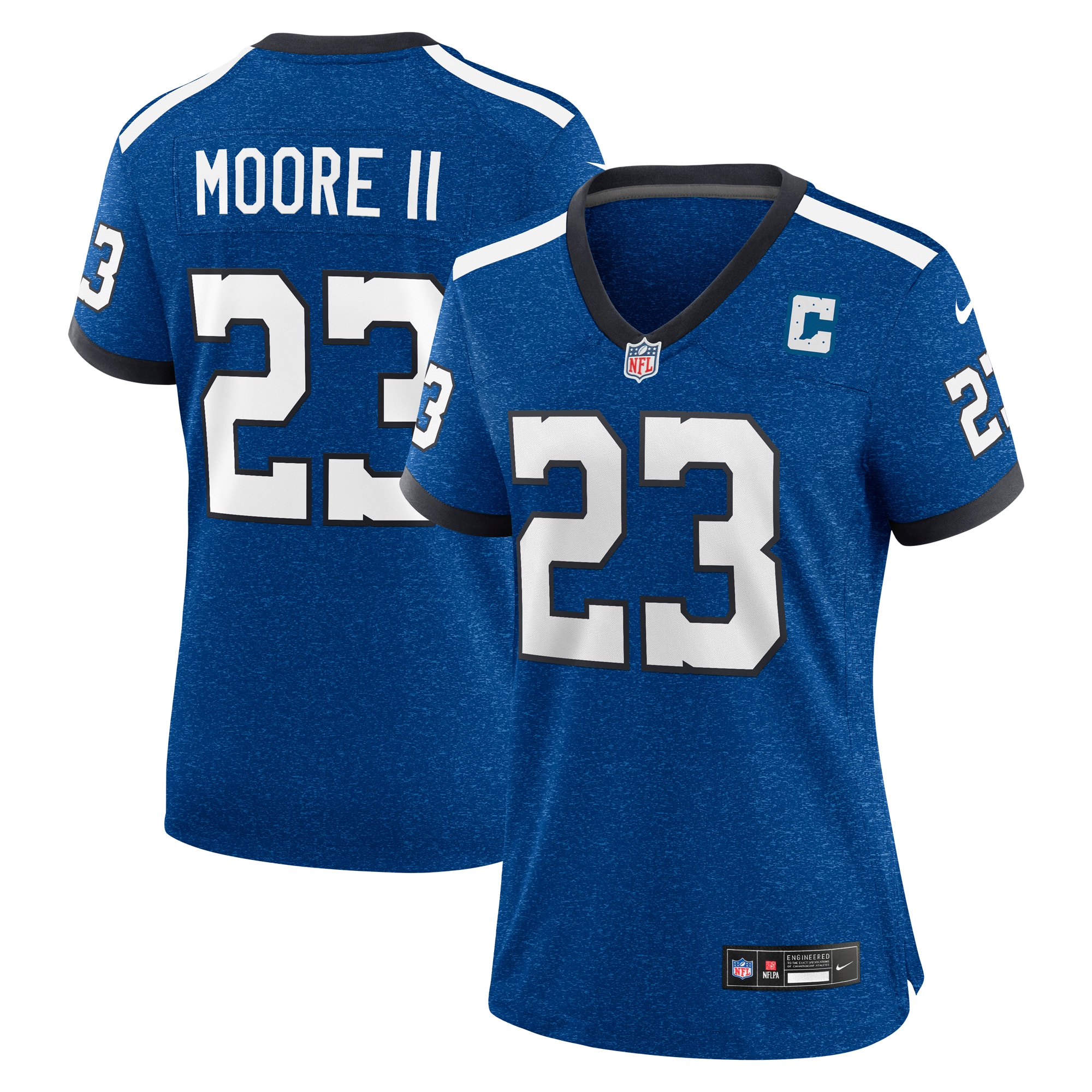 Women's Indianapolis Colts Kenny Moore Ii Royal Indiana Nights Alternate Game Jersey Js1644