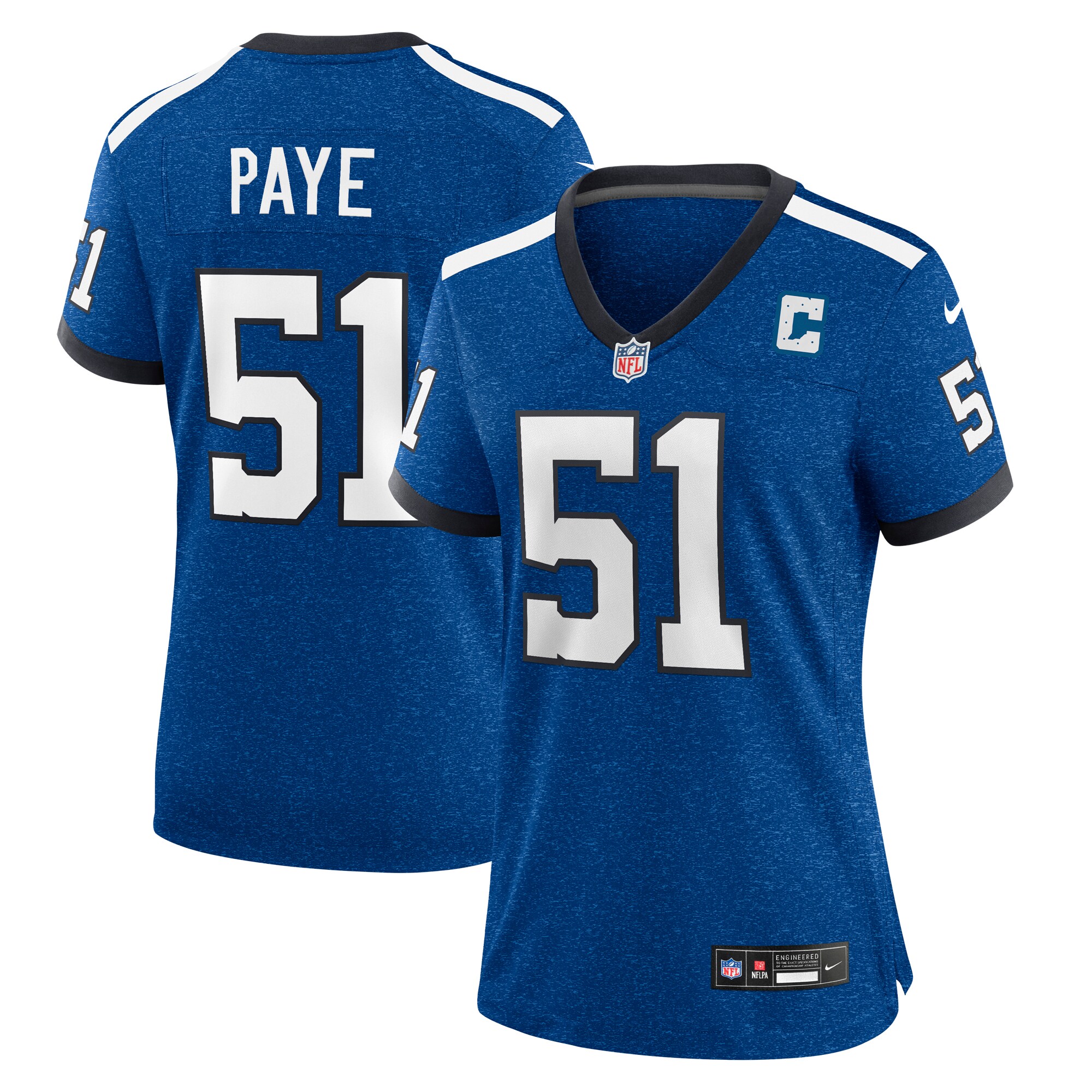 Women's Indianapolis Colts Kwity Paye Royal Indiana Nights Alternate Game Jersey Js4797