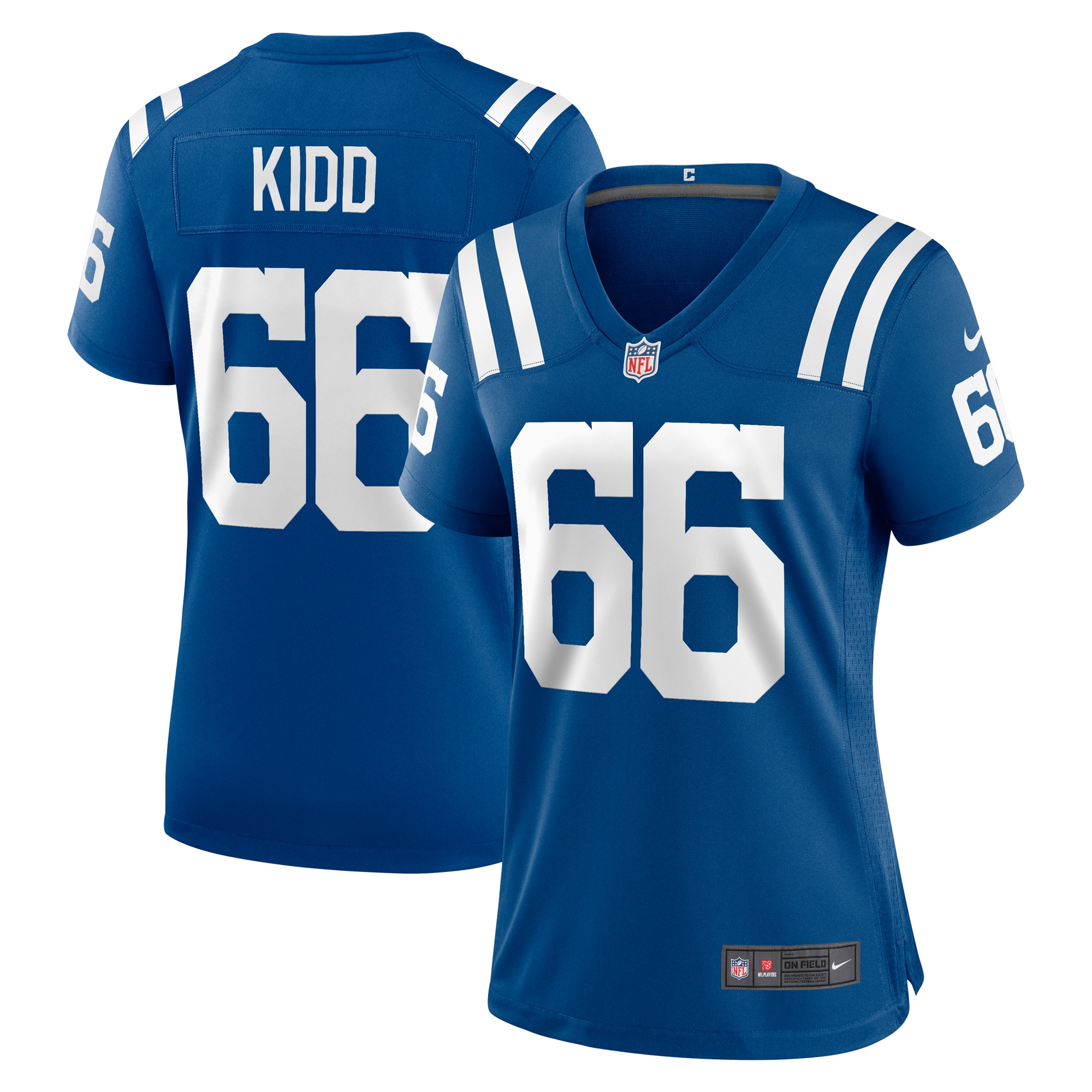 Women's Indianapolis Colts Lewis Kidd Royal Game Jersey Js5147