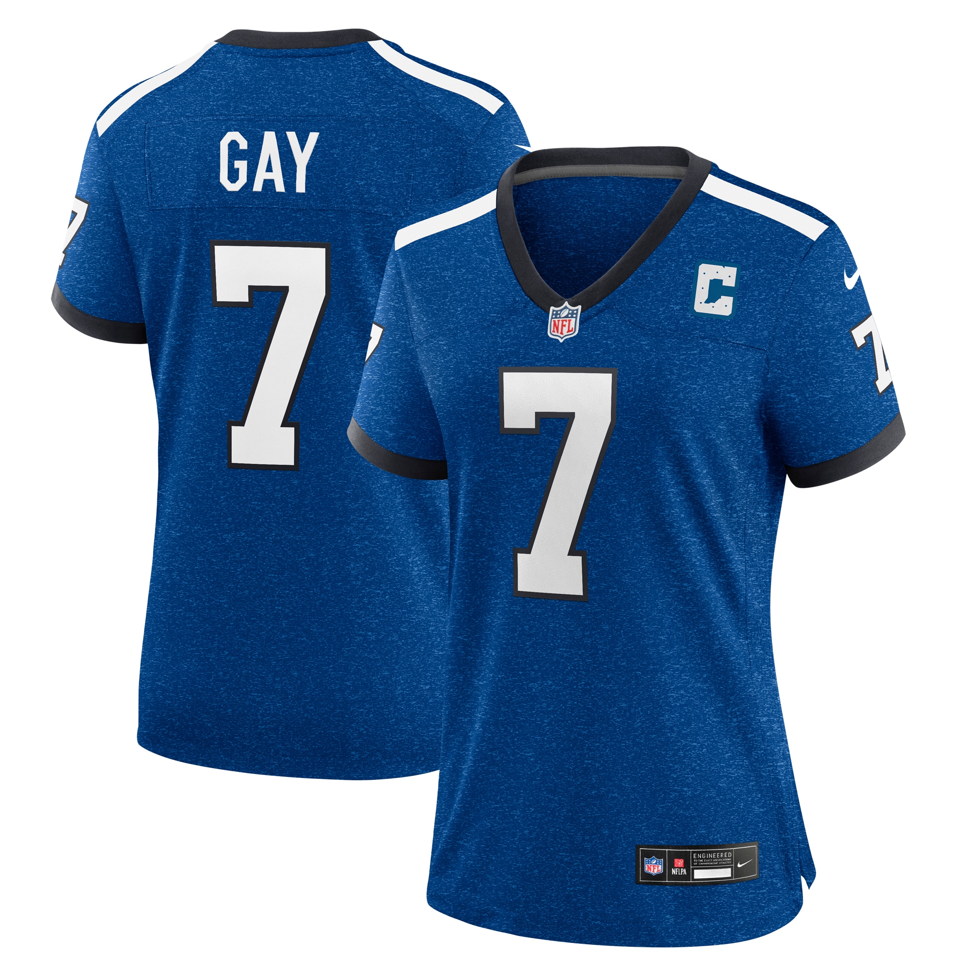 Women's Indianapolis Colts Matt Gay Royal Indiana Nights Alternate Game Jersey Js8574