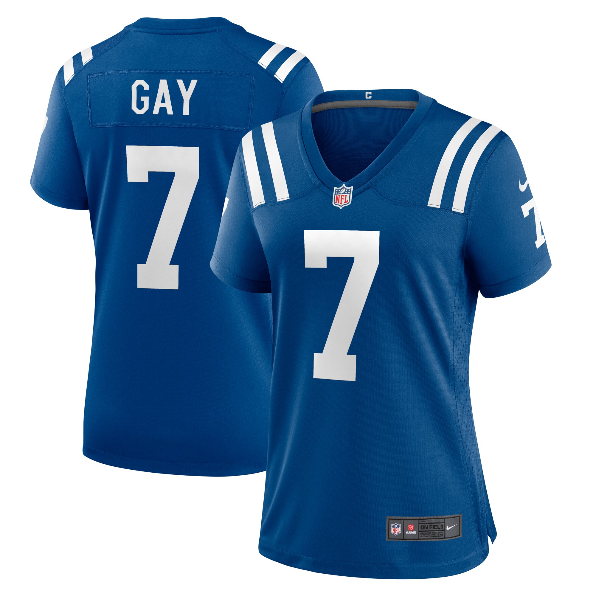 Women's Indianapolis Colts Matt Gay Royal Team Game Jersey Js5725