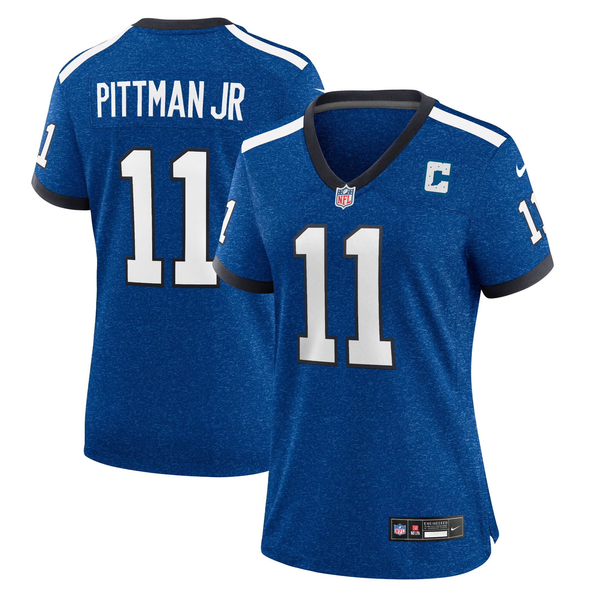 Women's Indianapolis Colts Michael Pittman Jr. Blue Player Jersey Js4755