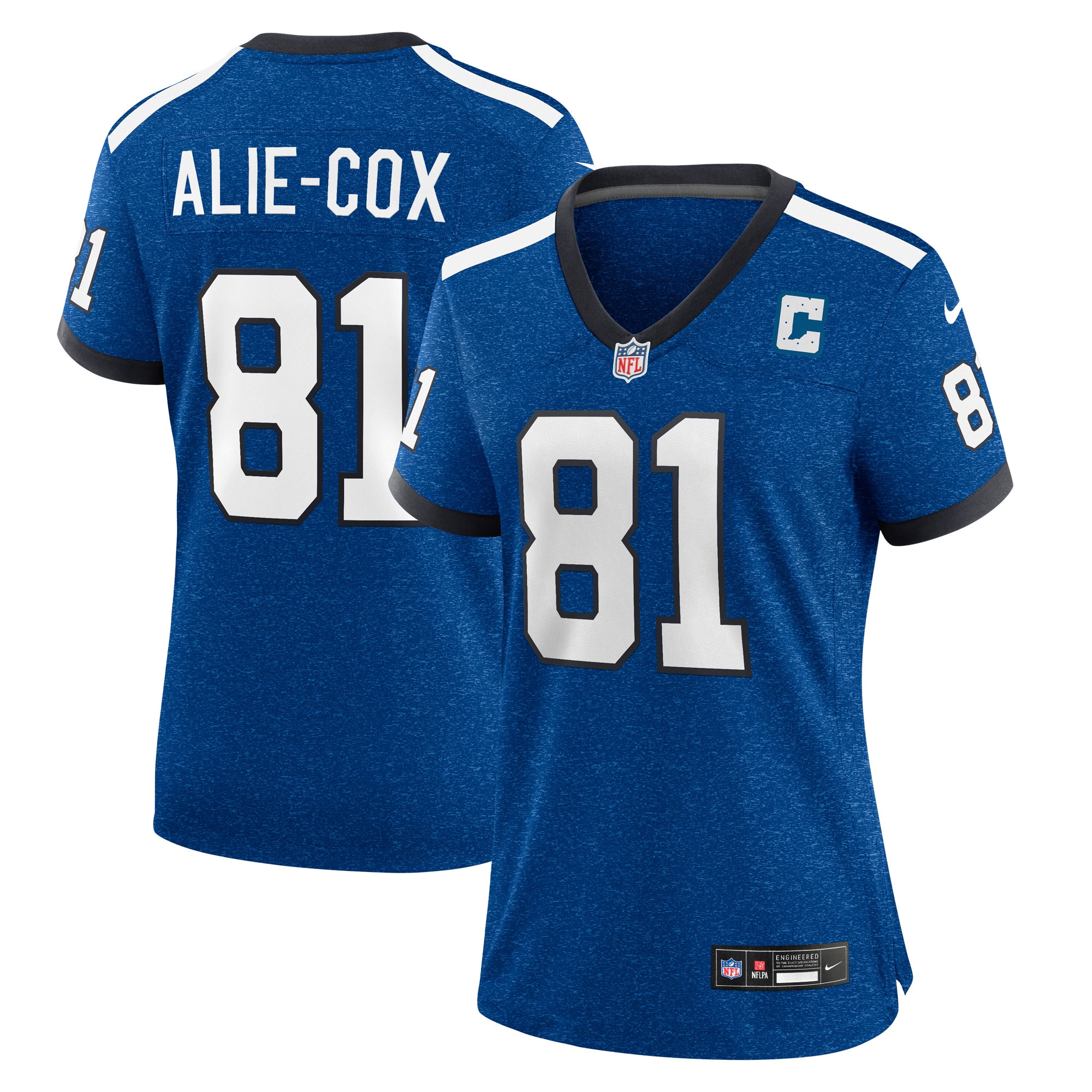 Women's Indianapolis Colts Mo Alie Cox Royal Indiana Nights Alternate Game Jersey Js9755