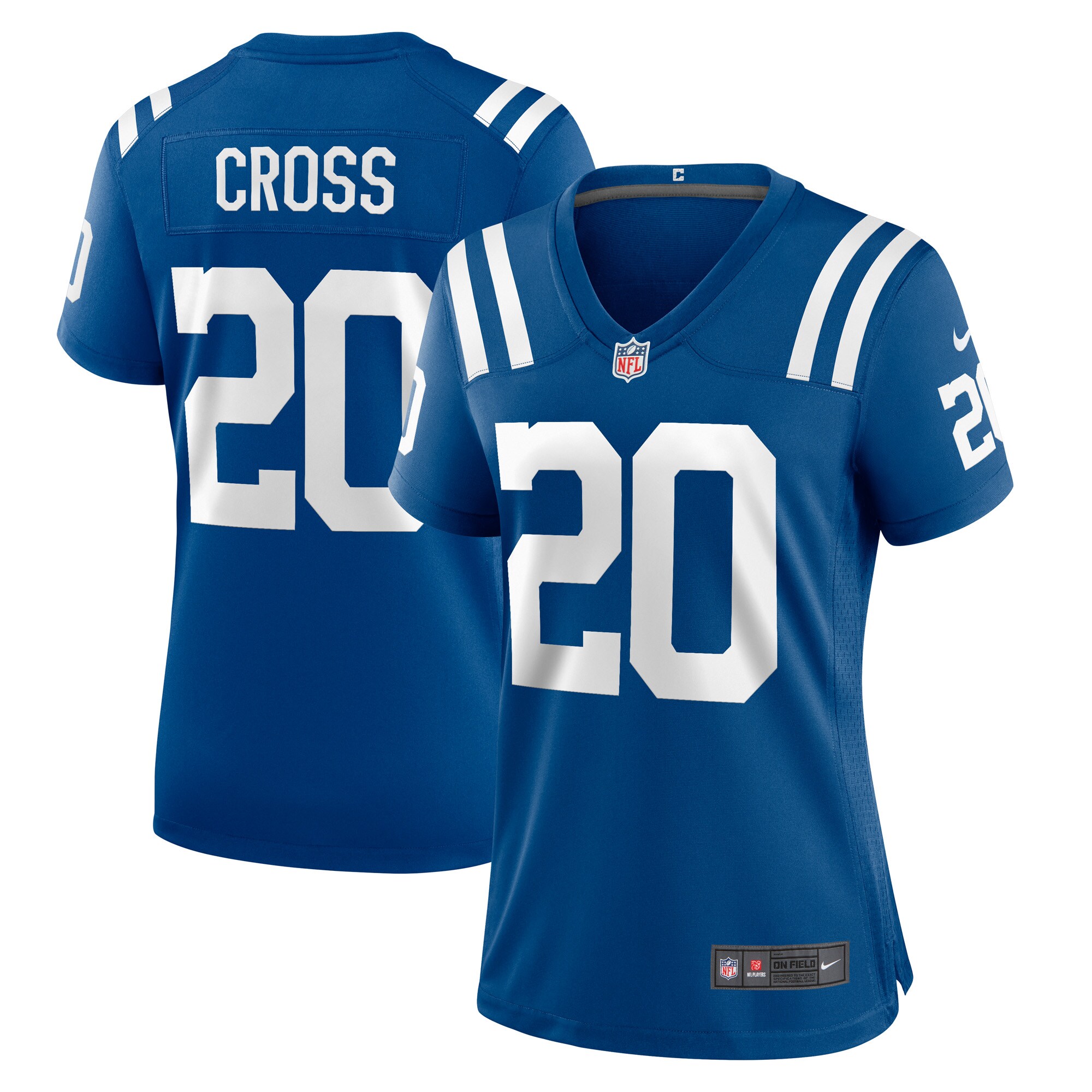 Women's Indianapolis Colts Nick Cross Royal Player Game Jersey Js9290