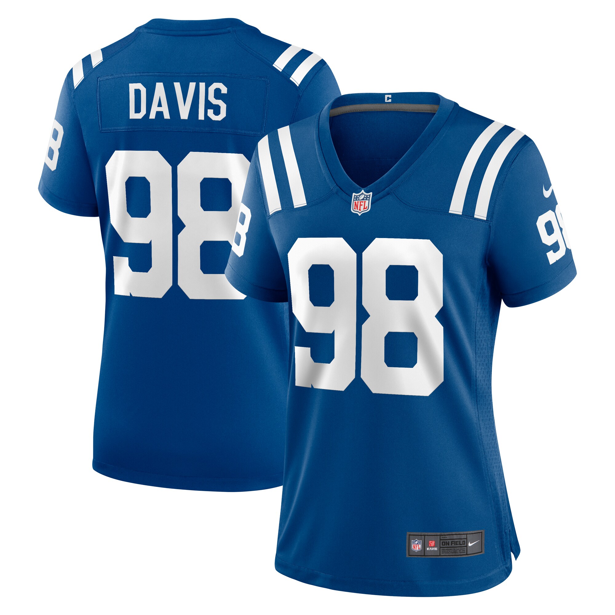 Women's Indianapolis Colts Raekwon Davis Royal Game Jersey Js2798
