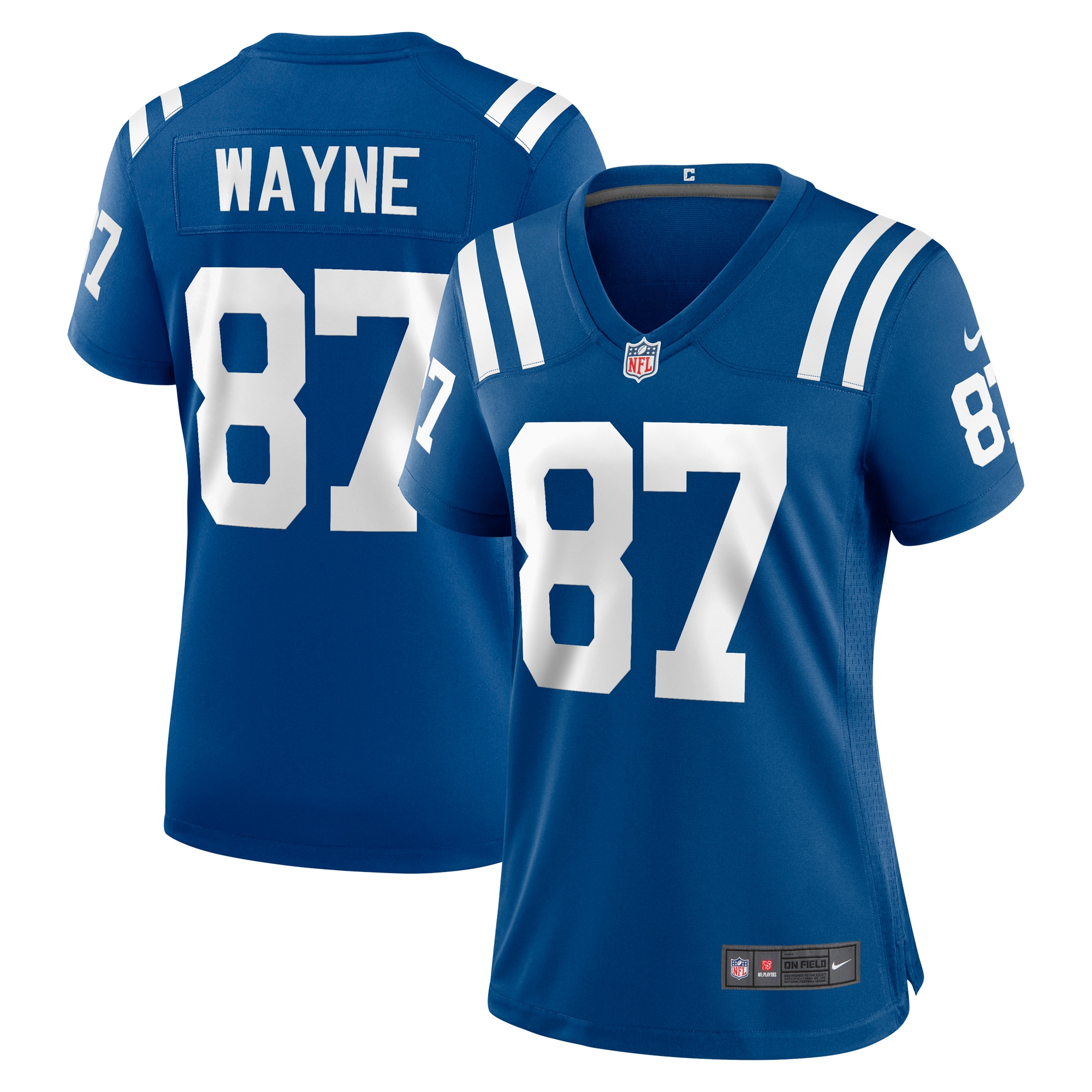 Women's Indianapolis Colts Reggie Wayne Royal Retired Player Game Jersey Js4872