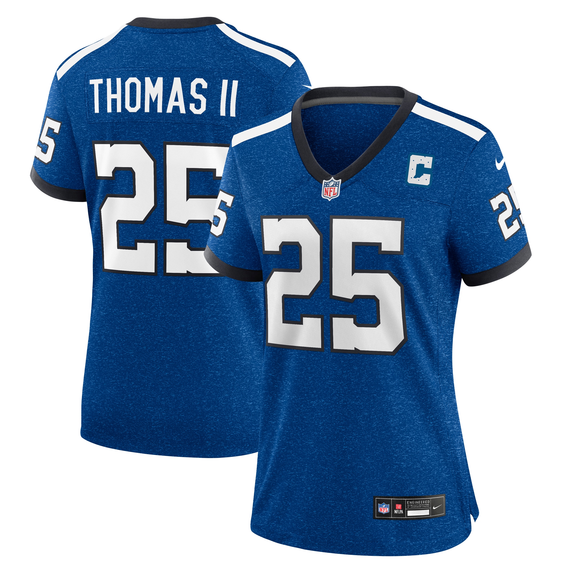 Women's Indianapolis Colts Rodney Thomas Ii Royal Indiana Nights Alternate Game Jersey Js1600