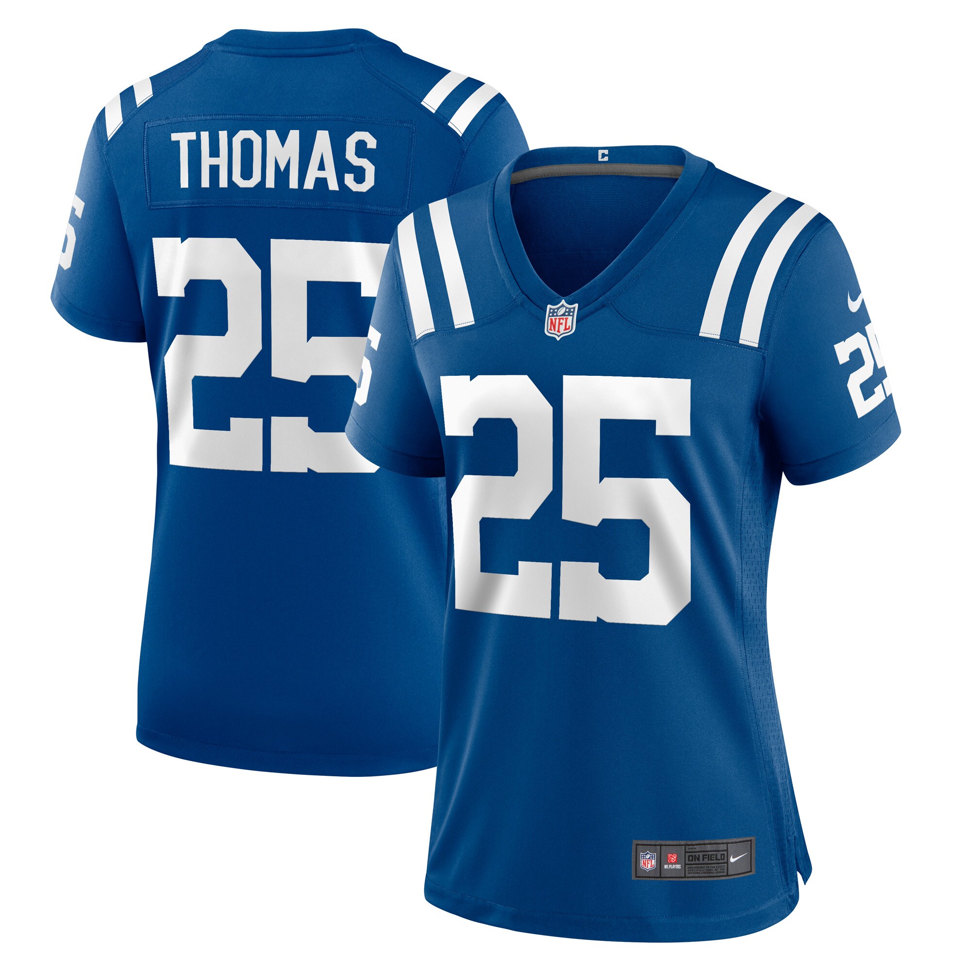 Women's Indianapolis Colts Rodney Thomas Royal Player Game Jersey Js2616