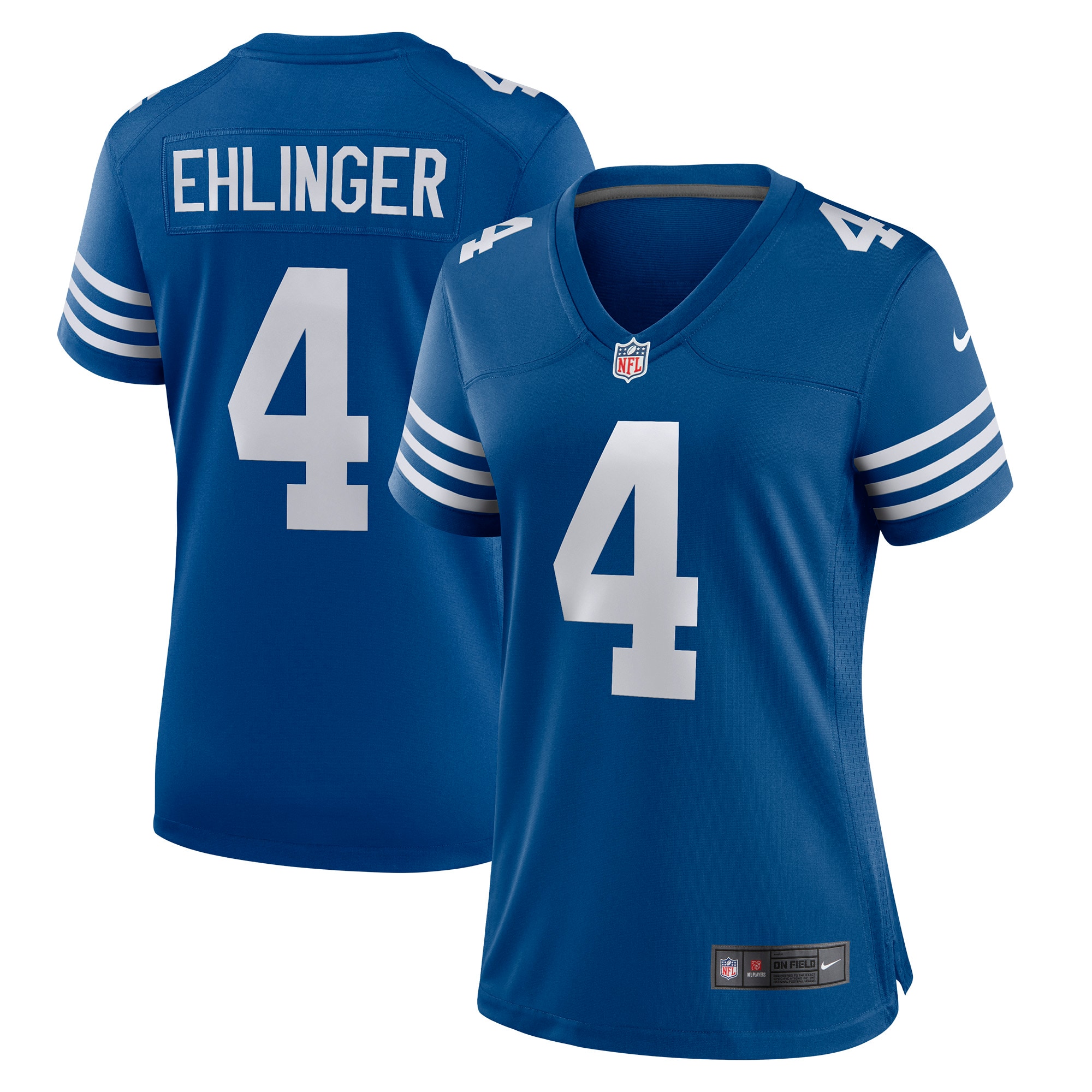 Women's Indianapolis Colts Sam Ehlinger Blue Game Player Jersey Js9631