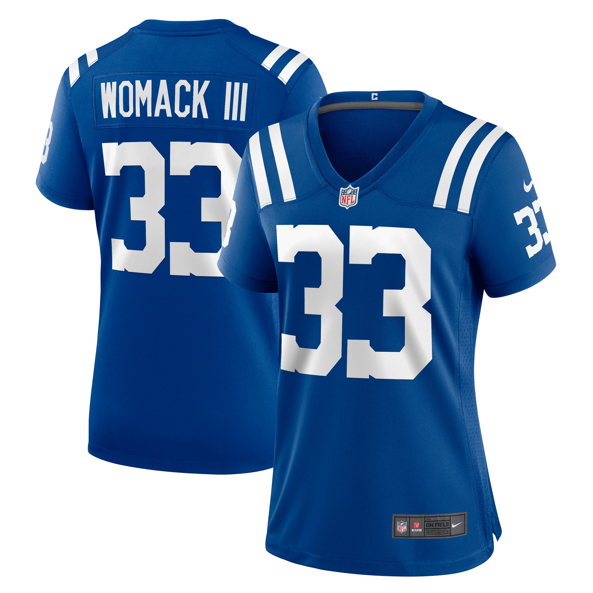 Women's Indianapolis Colts Samuel Womack Iii Royal Game Jersey Js8899