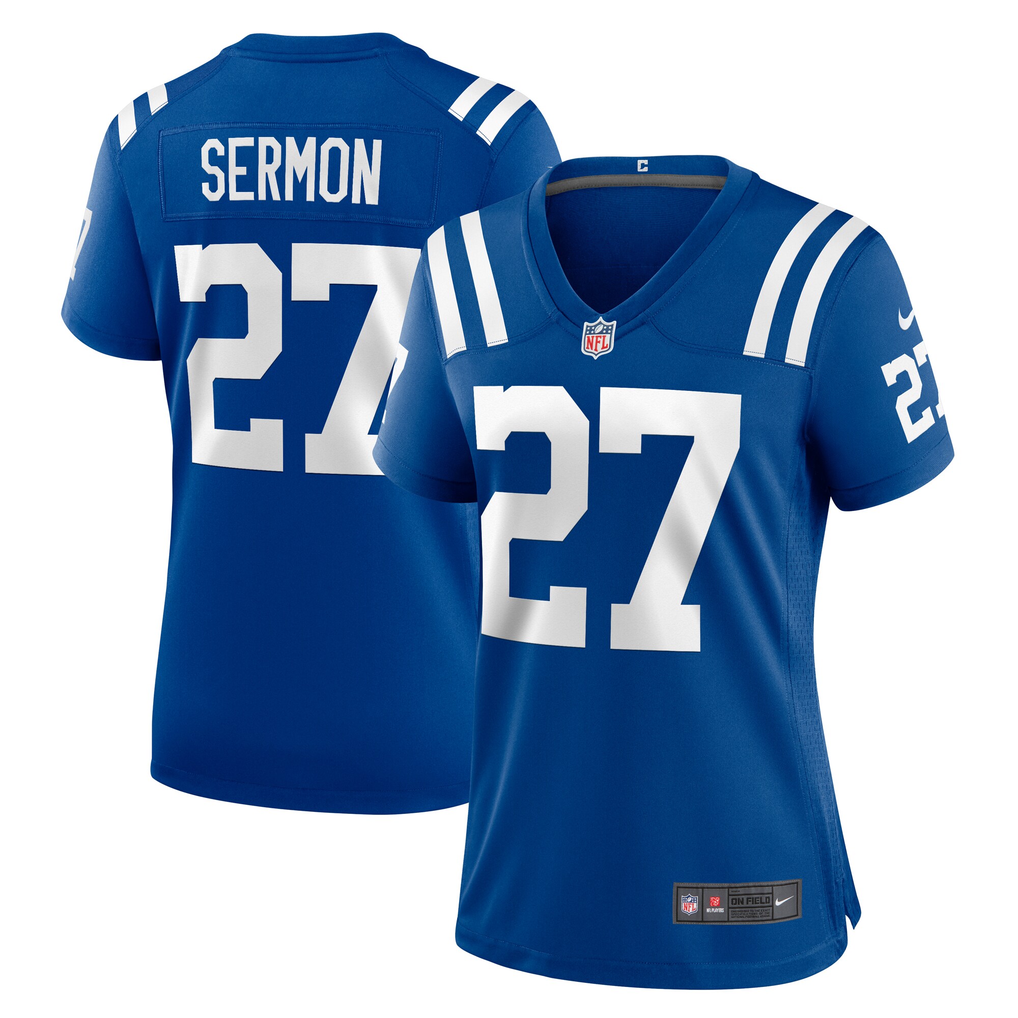 Women's Indianapolis Colts Trey Sermon Royal Team Game Jersey Js2012