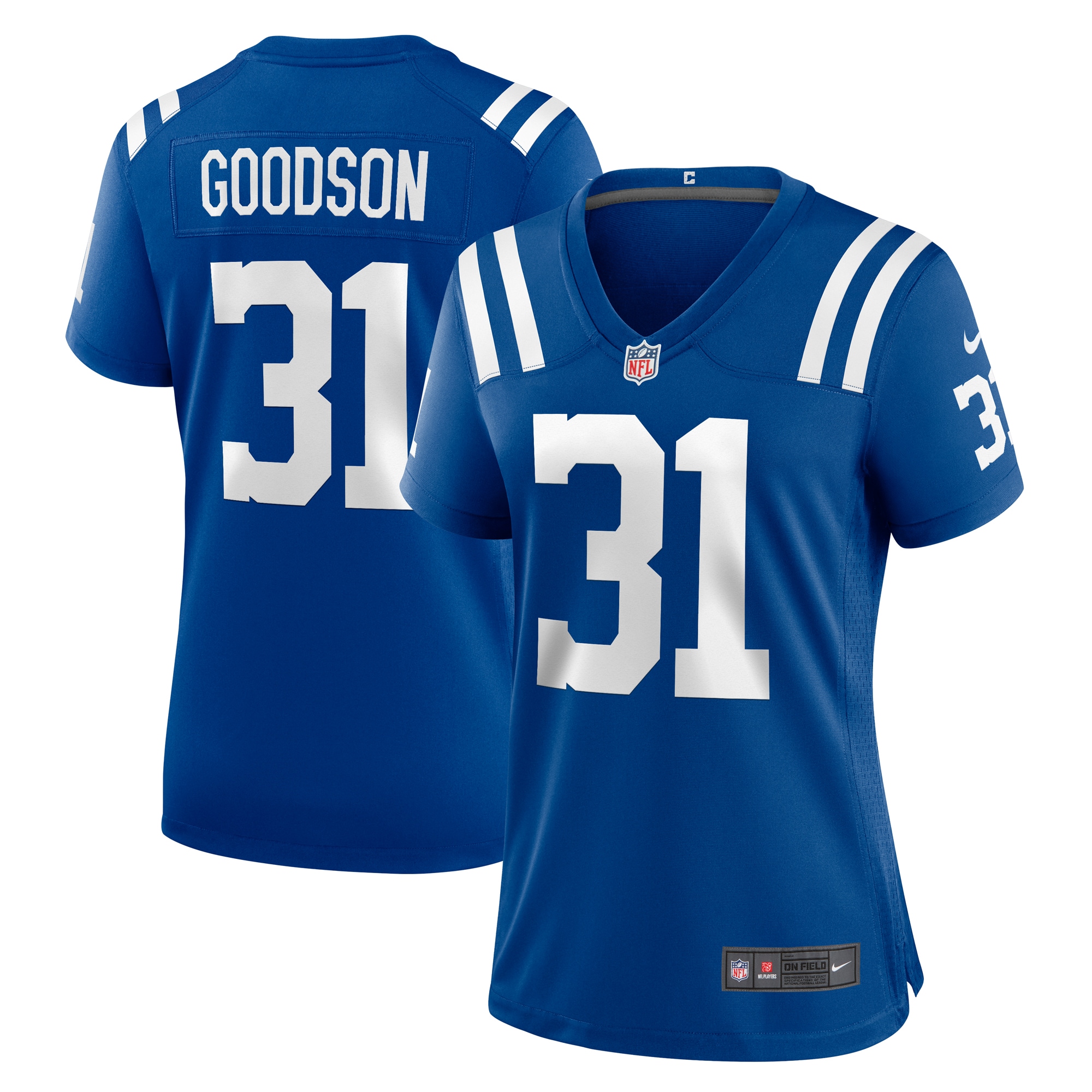 Women's Indianapolis Colts Tyler Goodson Royal Game Jersey Js2736