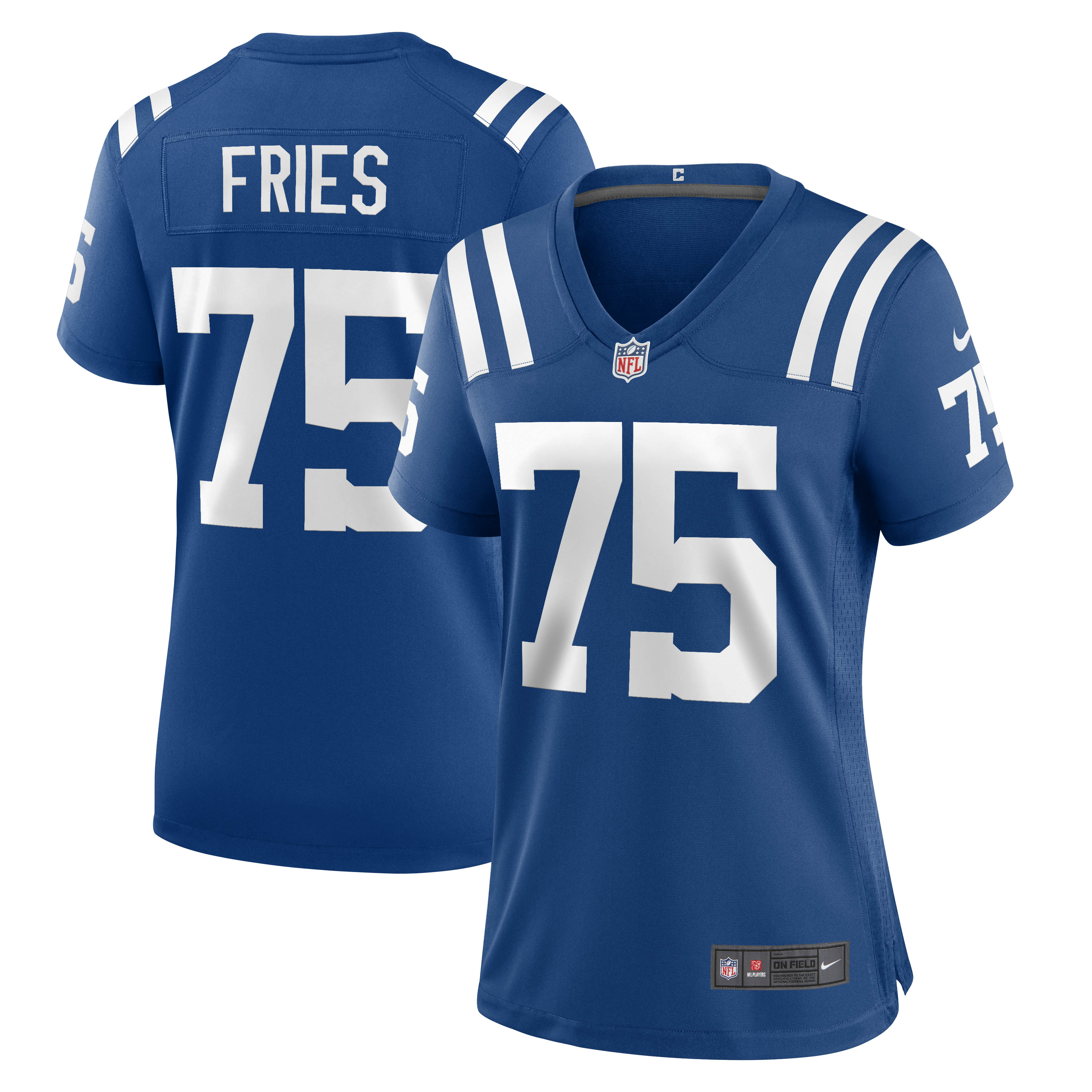 Women's Indianapolis Colts Will Fries Royal Game Jersey Js8397