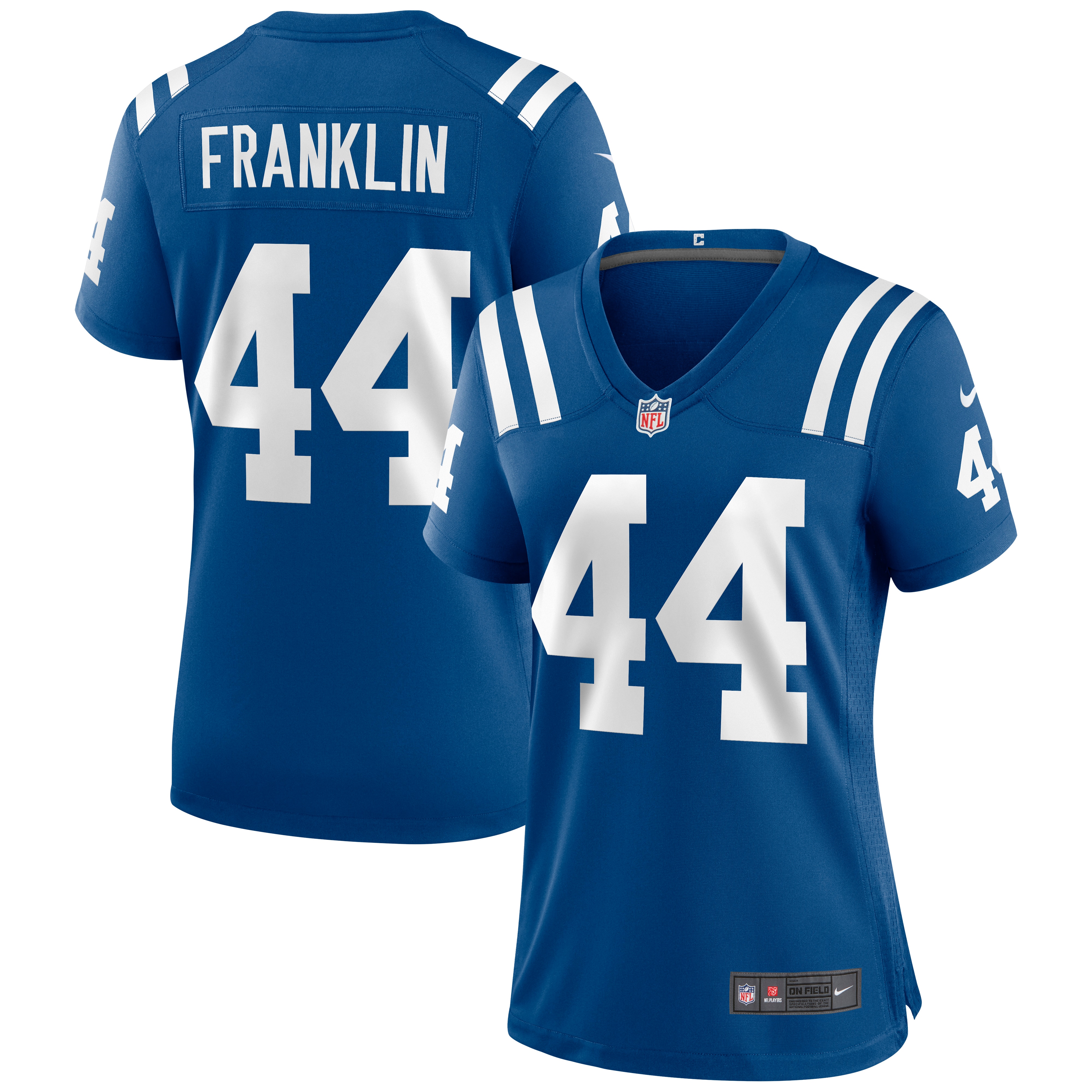 Women's Indianapolis Colts Zaire Franklin Royal Game Jersey Js6597