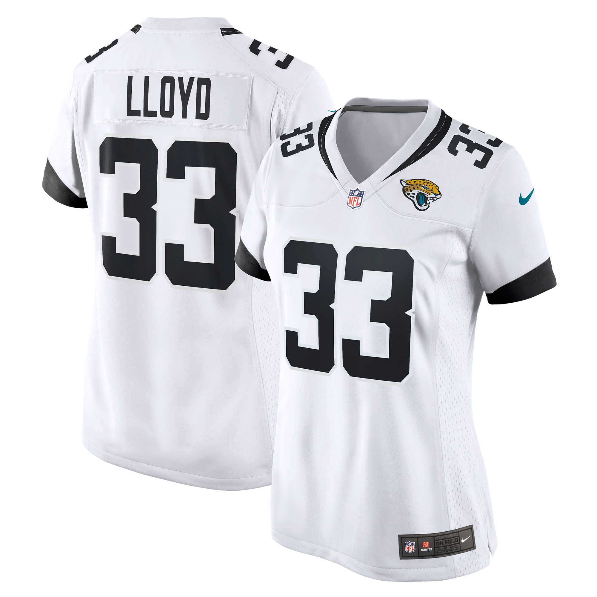 Women's Jacksonville Jaguars Devin Lloyd White Away Game Player Jersey Js2530