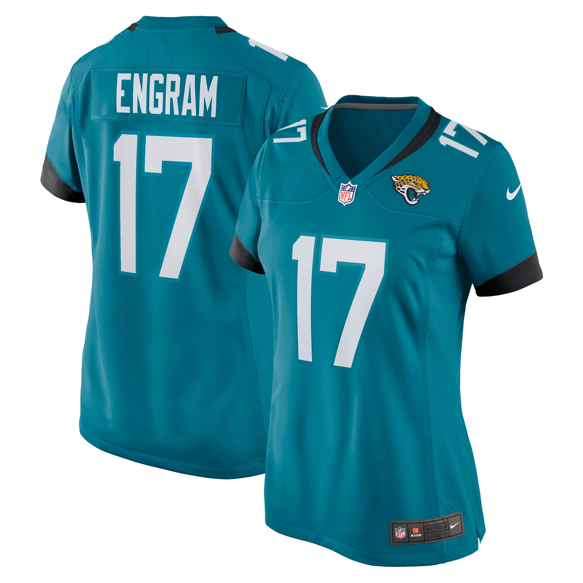 Women's Jacksonville Jaguars Evan Engram Teal Game Jersey Js5656