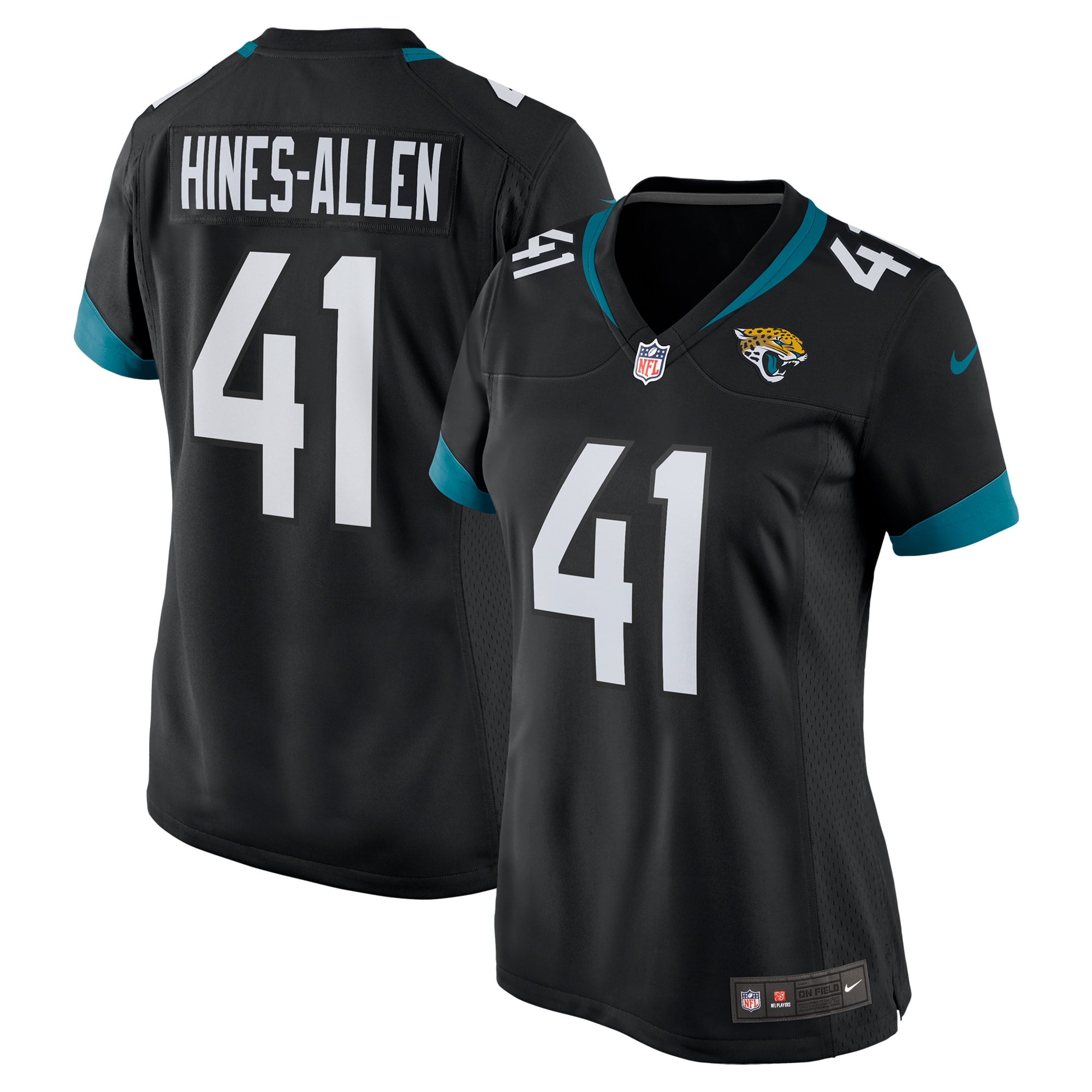 Women's Jacksonville Jaguars Josh Hines-allen Black Alternate Player Game Jersey Js8722