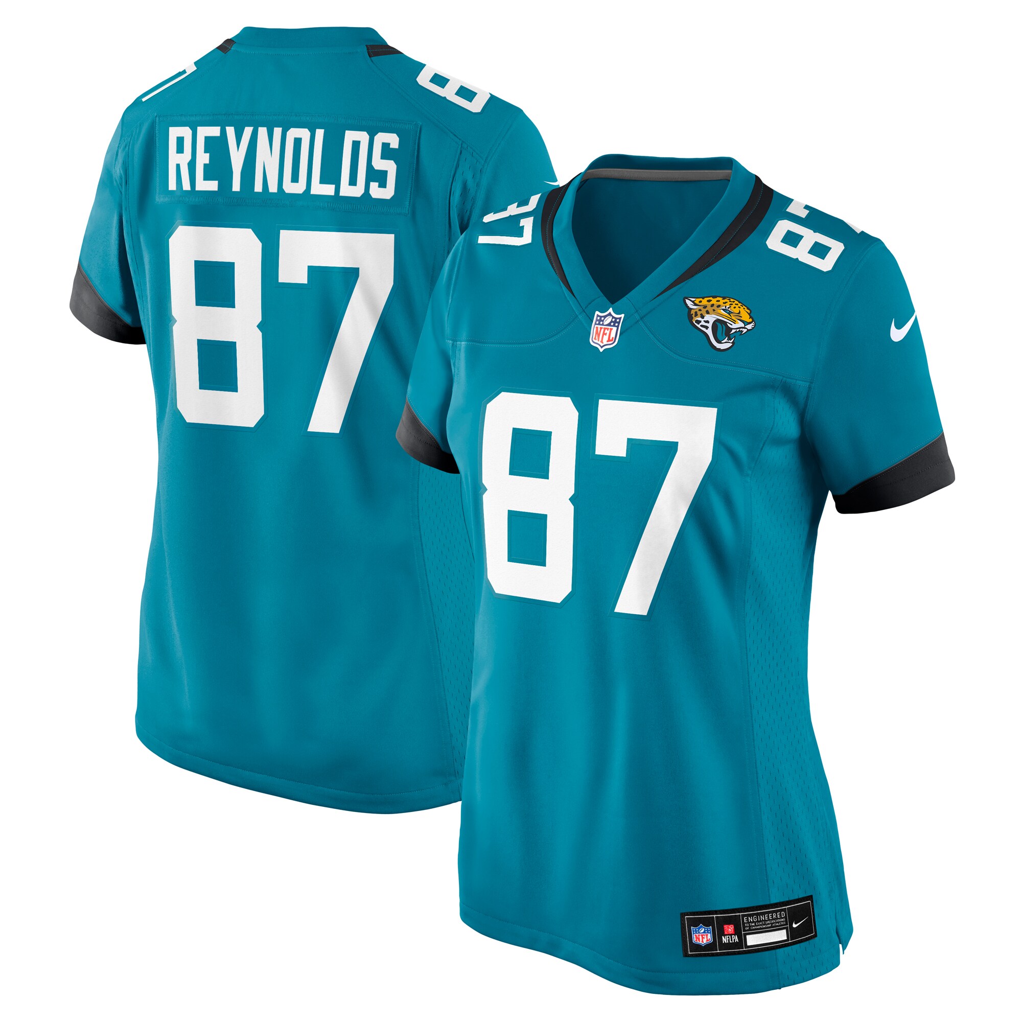 Women's Jacksonville Jaguars Josh Reynolds Teal Team Game Jersey Js5574