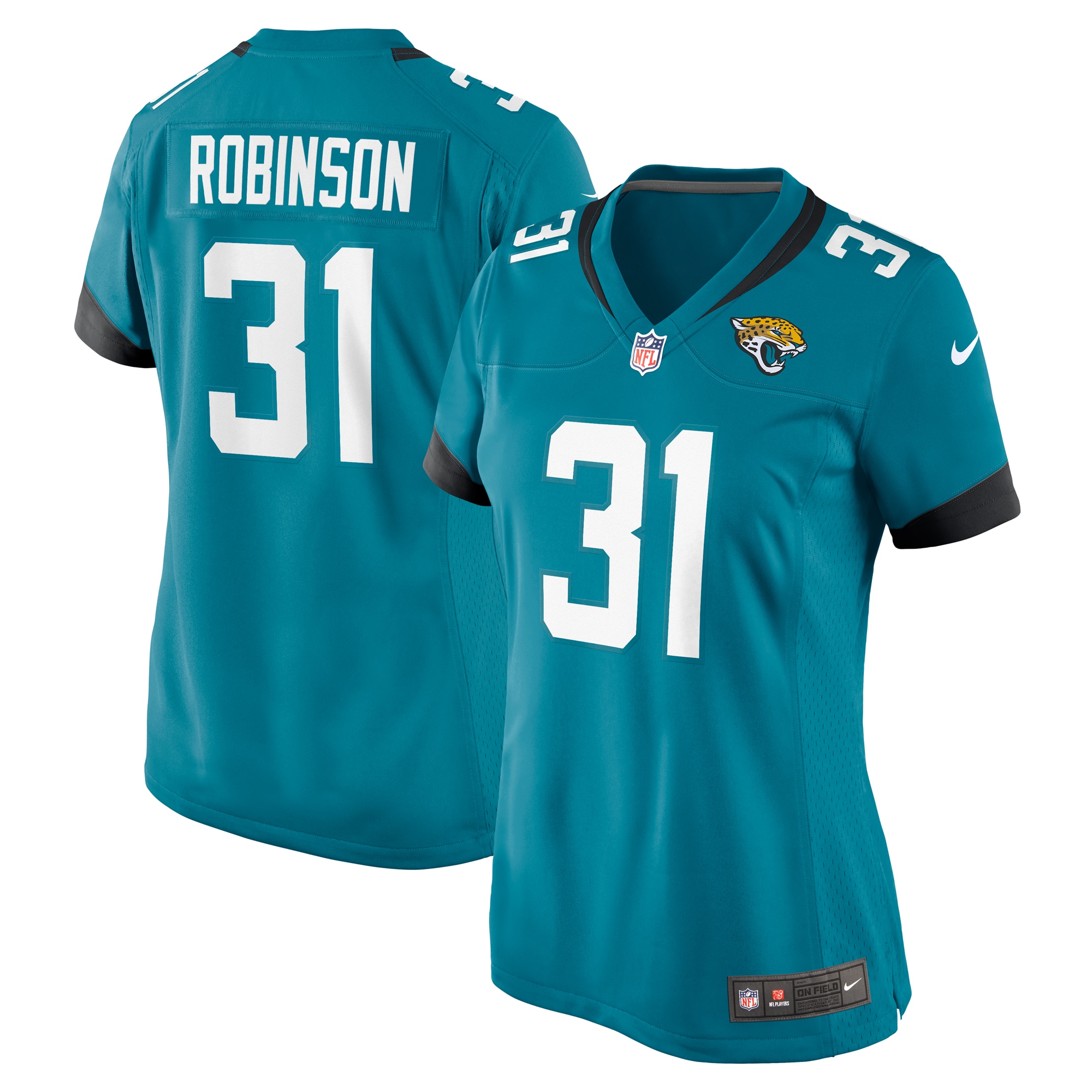 Women's Jacksonville Jaguars Keilan Robinson Teal Game Jersey Js8742
