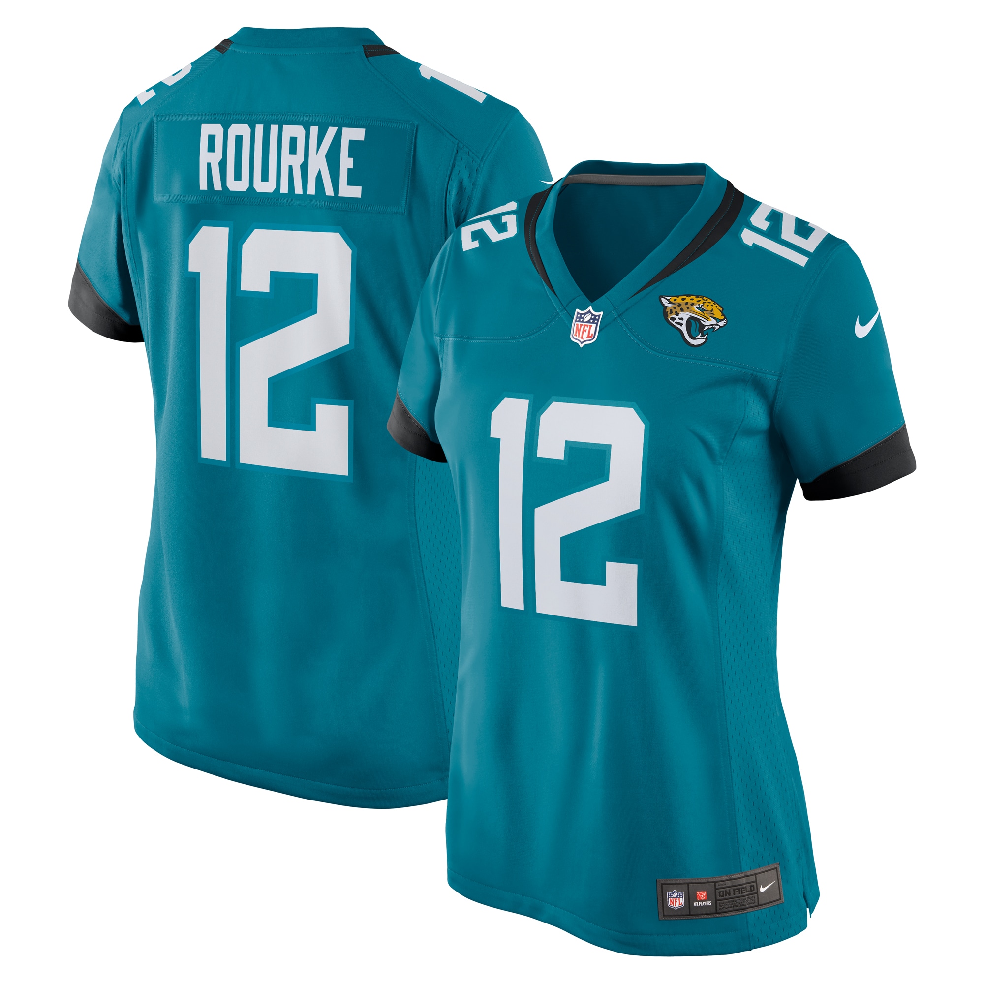 Women's Jacksonville Jaguars Nathan Rourke Teal Team Game Jersey Js3232