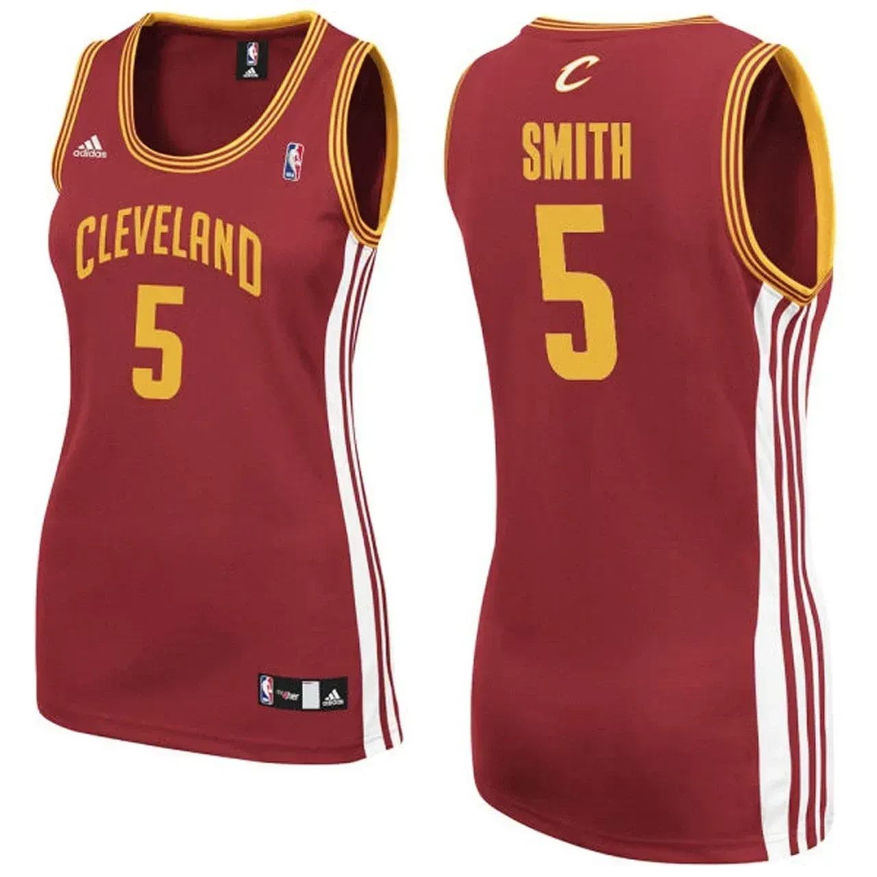 Women's J.r. Smith Cleveland Cavaliers 5 Red Jersey