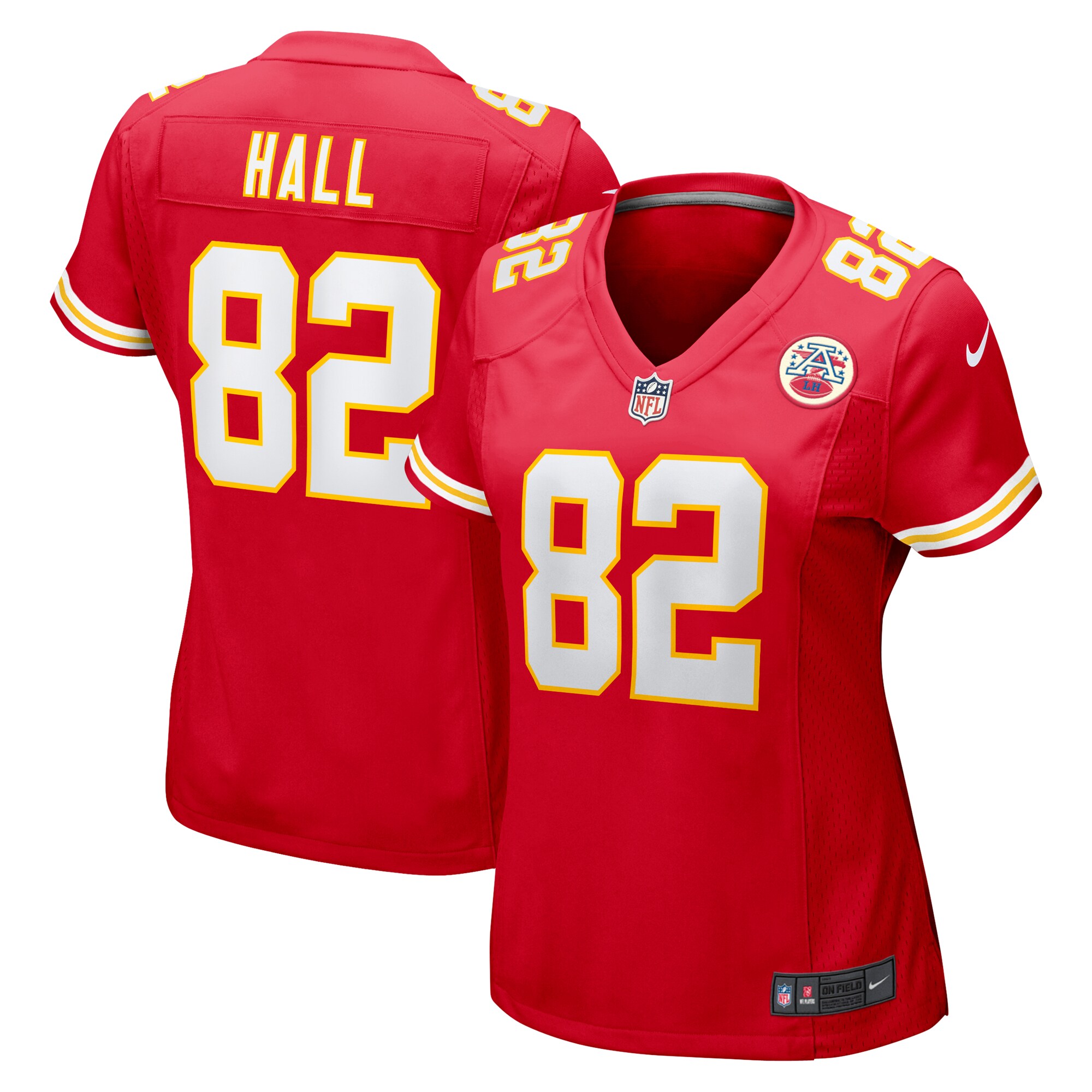 Women's Kansas City Chiefs Dante Hall Red Retired Player Game Jersey Js1431