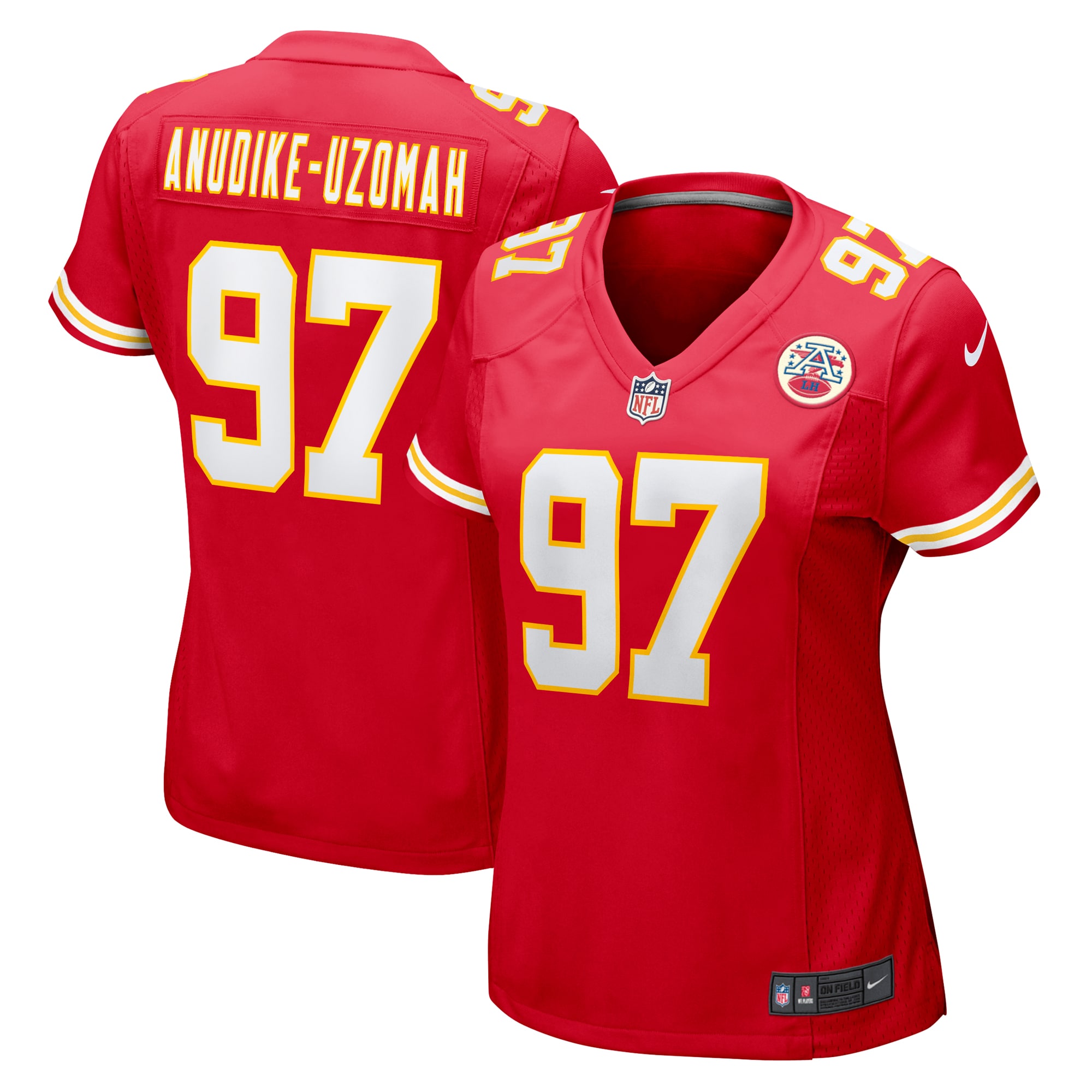 Women's Kansas City Chiefs Felix Anudike-uzomah Red Player Jersey Js3085