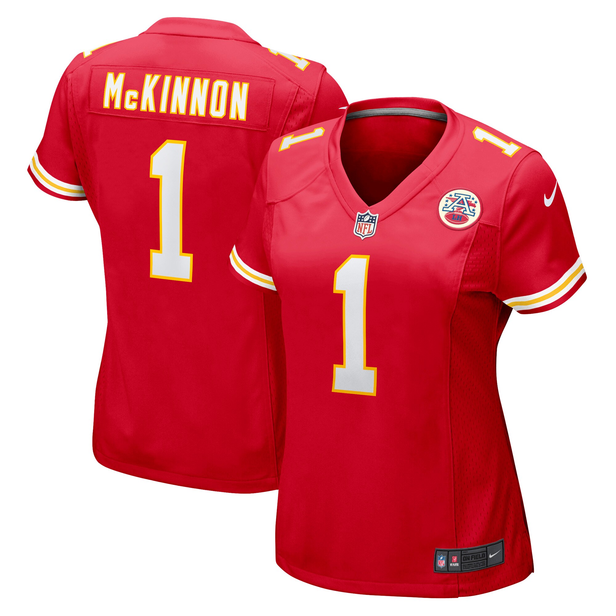Women's Kansas City Chiefs Jerick Mckinnon Red Game Player Jersey Js8046