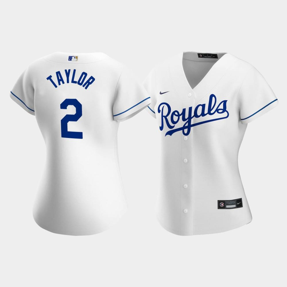 Women's Kansas City Royals Michael A. Taylor 2 White Home Player Jersey