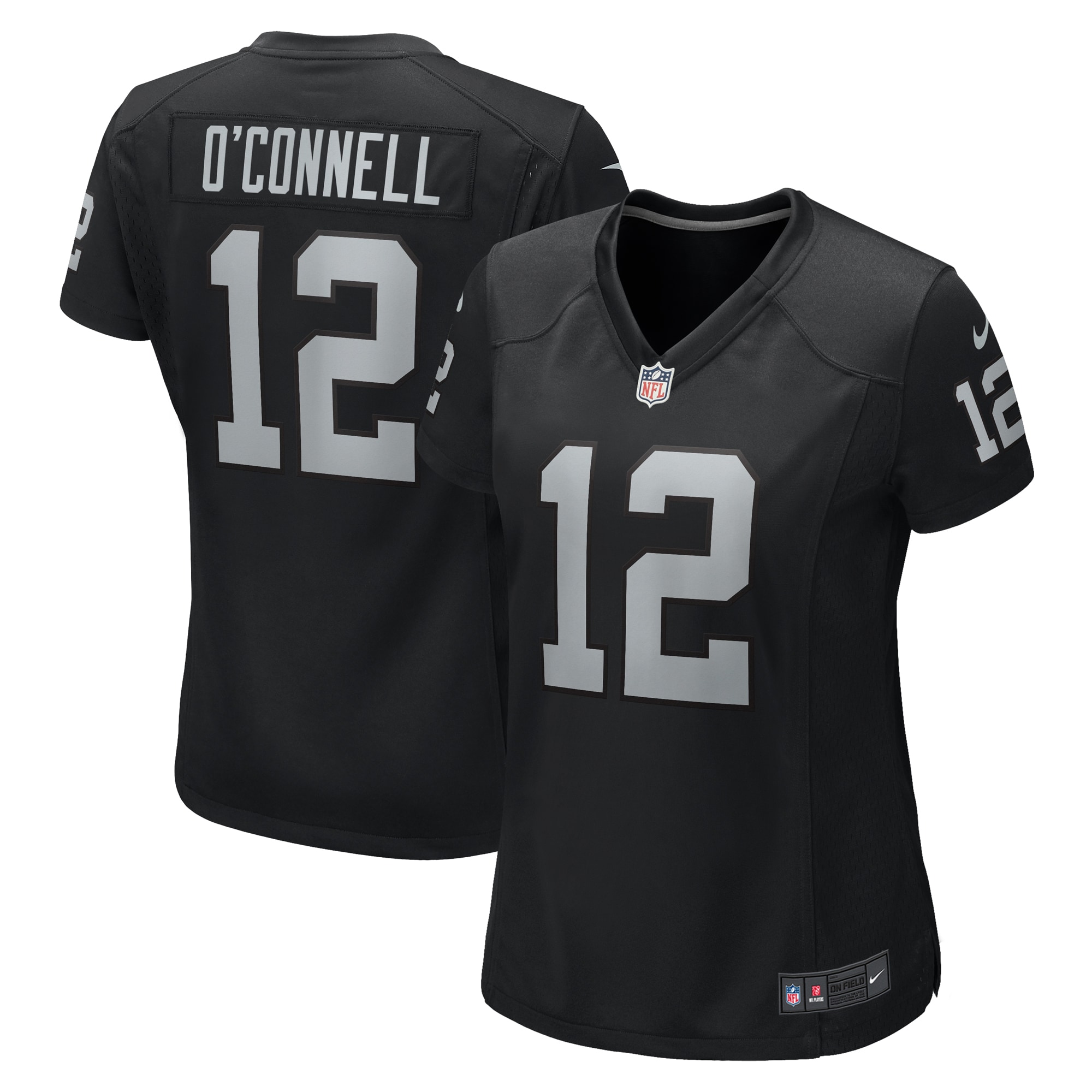 Women's Las Vegas Raiders Aidan O'connell Black Game Jersey Js8895