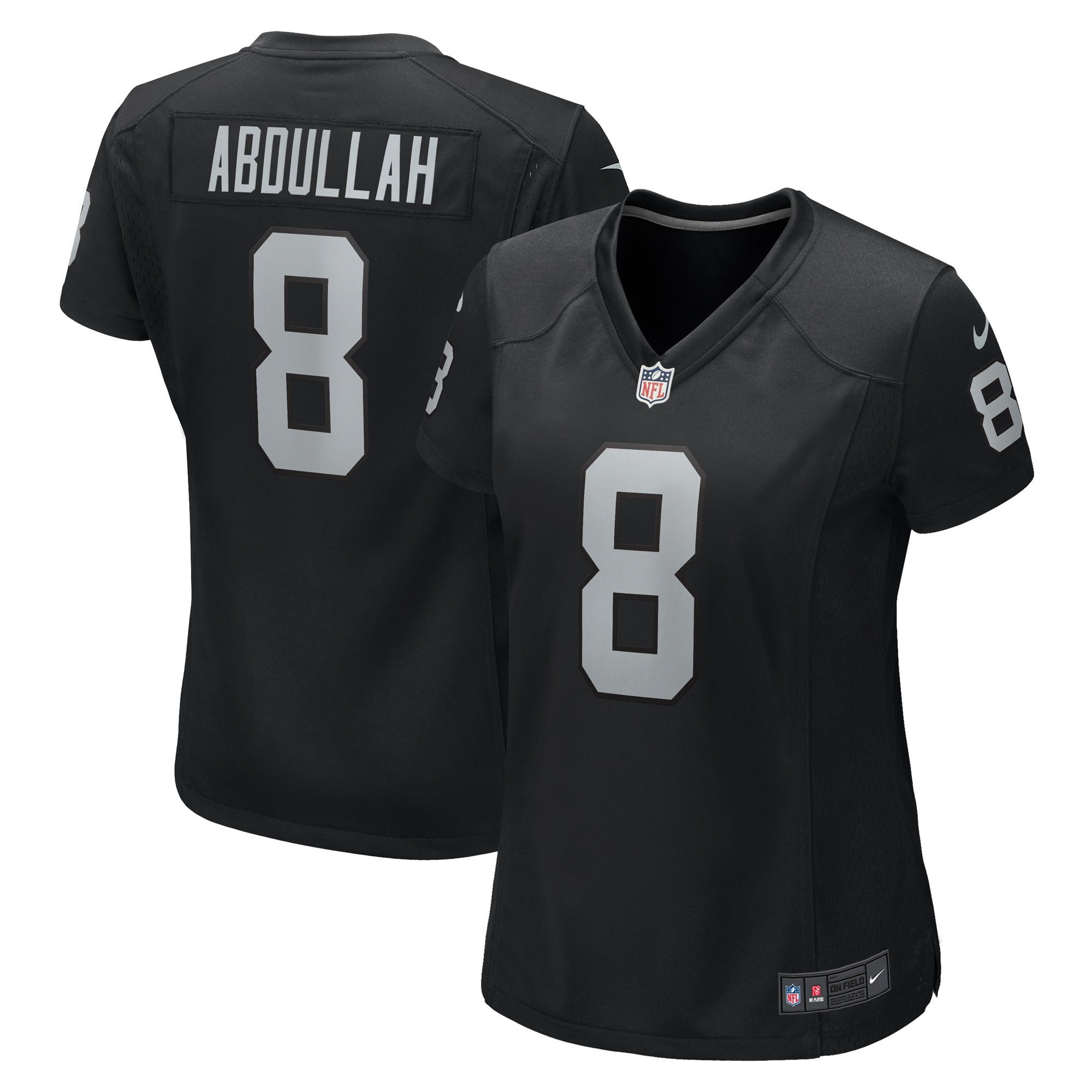 Women's Las Vegas Raiders Ameer Abdullah Black Game Jersey Js6977
