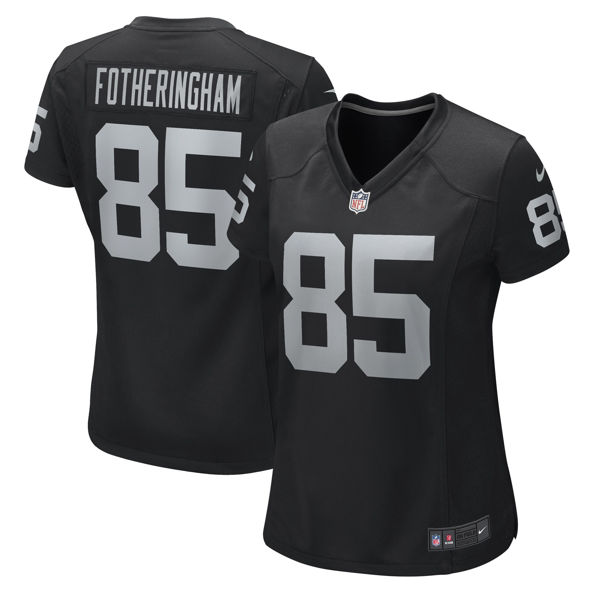Women's Las Vegas Raiders Cole Fotheringham Black Game Player Jersey Js9845