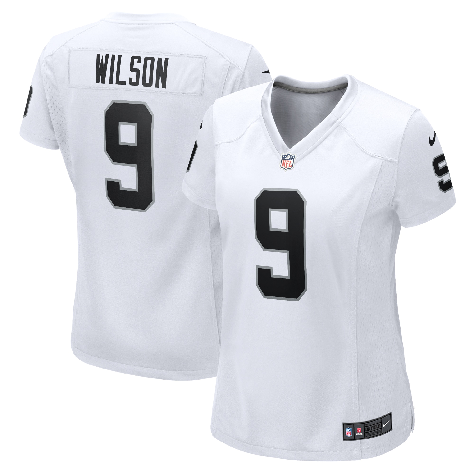 Women's Las Vegas Raiders Tyree Wilson White Game Jersey Js1326