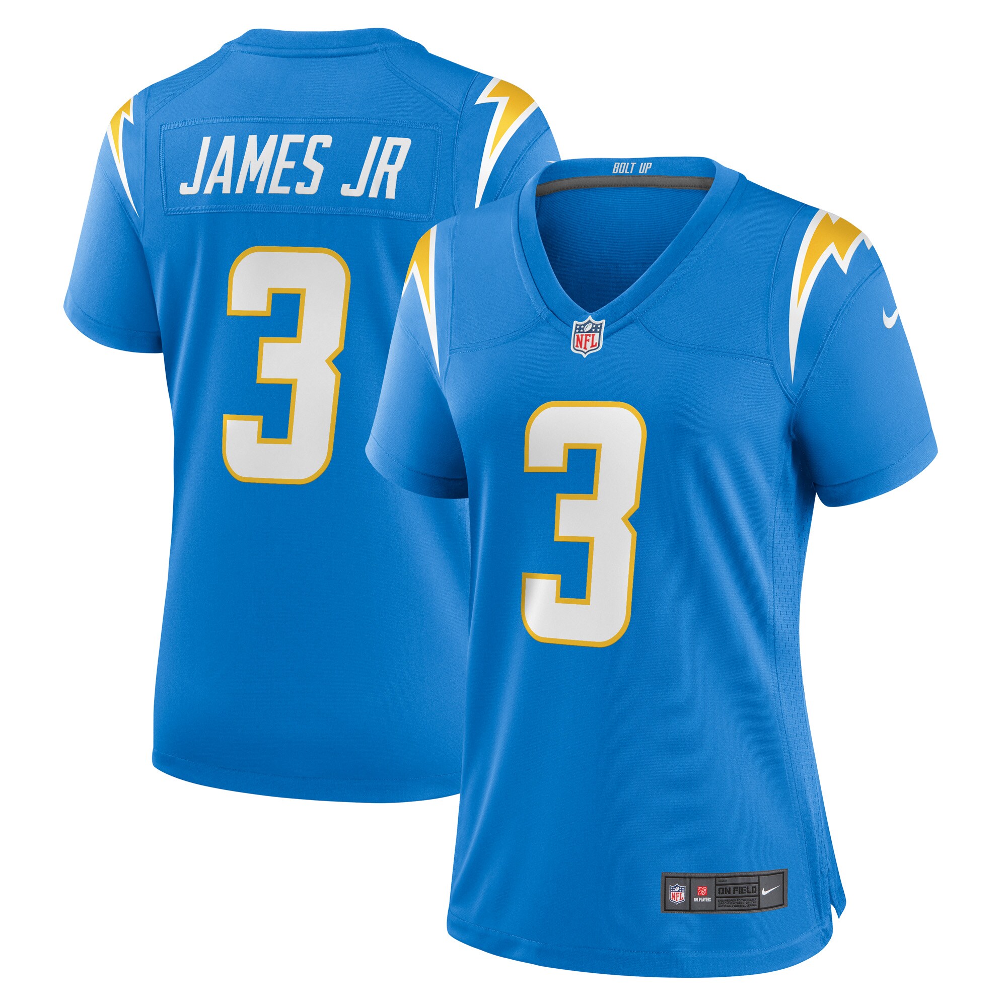 Women's Los Angeles Chargers Derwin James Jr. Powder Blue Player Jersey Js1448