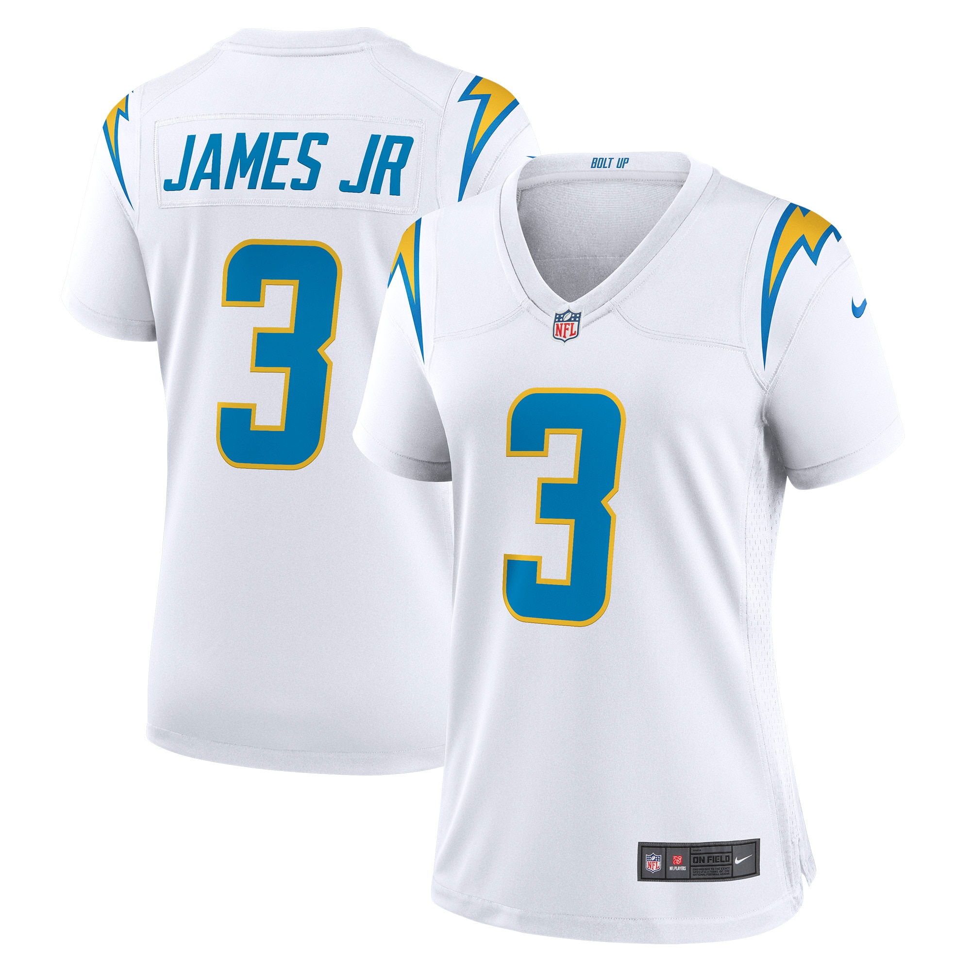 Women's Los Angeles Chargers Derwin James Jr. White Game Jersey Js2834